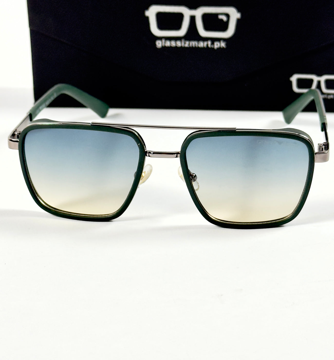 Armani – 58446 - 53 – Green Multi - Metal - Sunglasses – Unisex