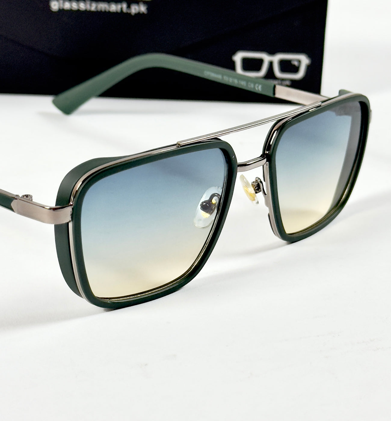 Armani – 58446 - 53 – Green Multi - Metal - Sunglasses – Unisex