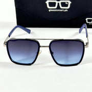 Armani – 58446 - 53 – Silver Blue - Metal - Sunglasses – Unisex