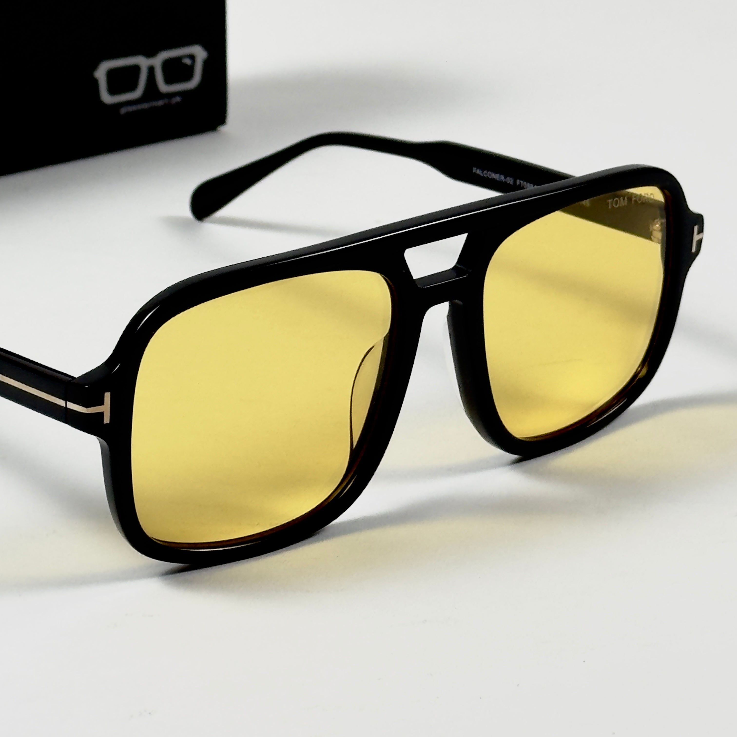 Tom Ford – 0884 – 60 – Black Yellow –  Acetate - Sunglasses – Unisex - Premium