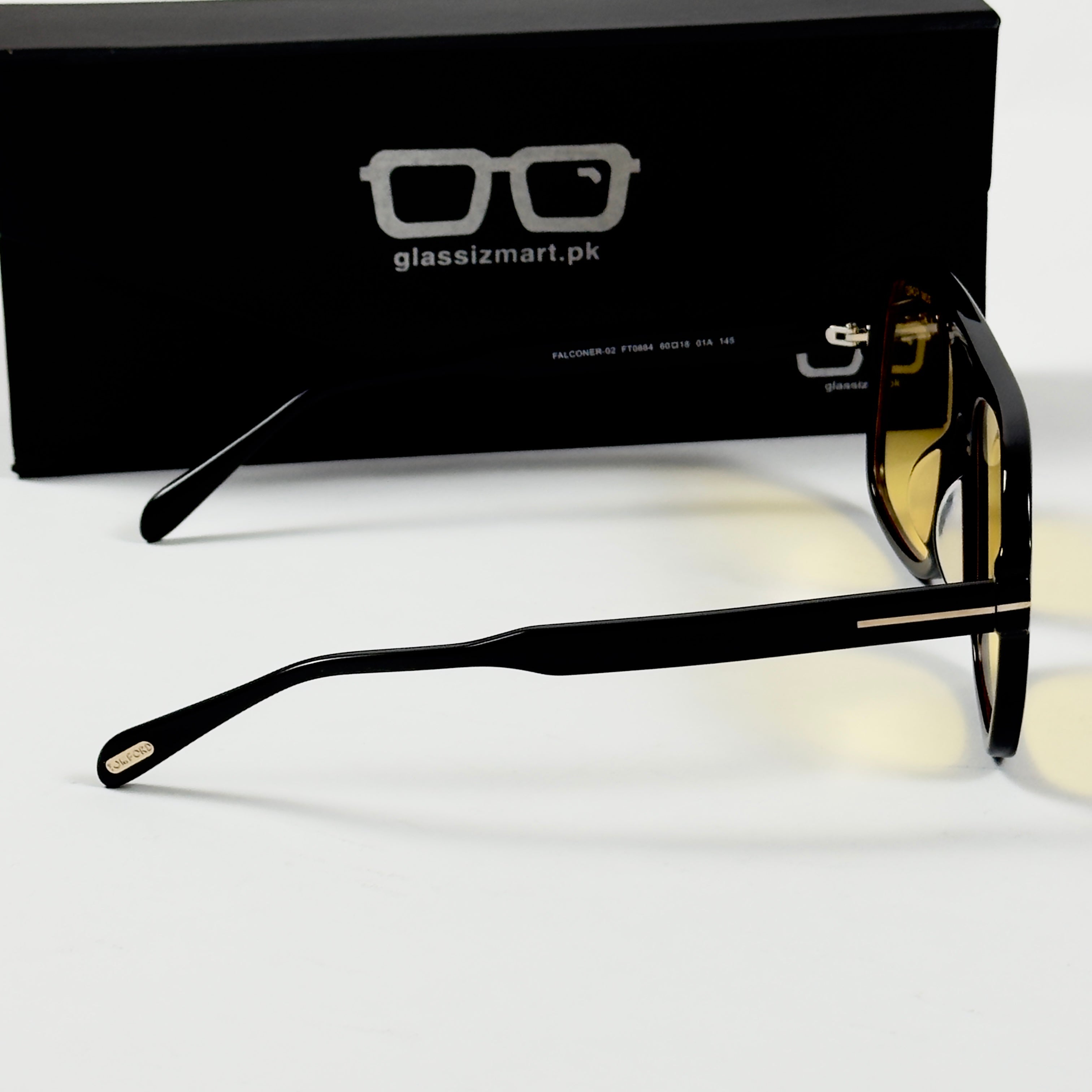 Tom Ford – 0884 – 60 – Black Yellow –  Acetate - Sunglasses – Unisex - Premium