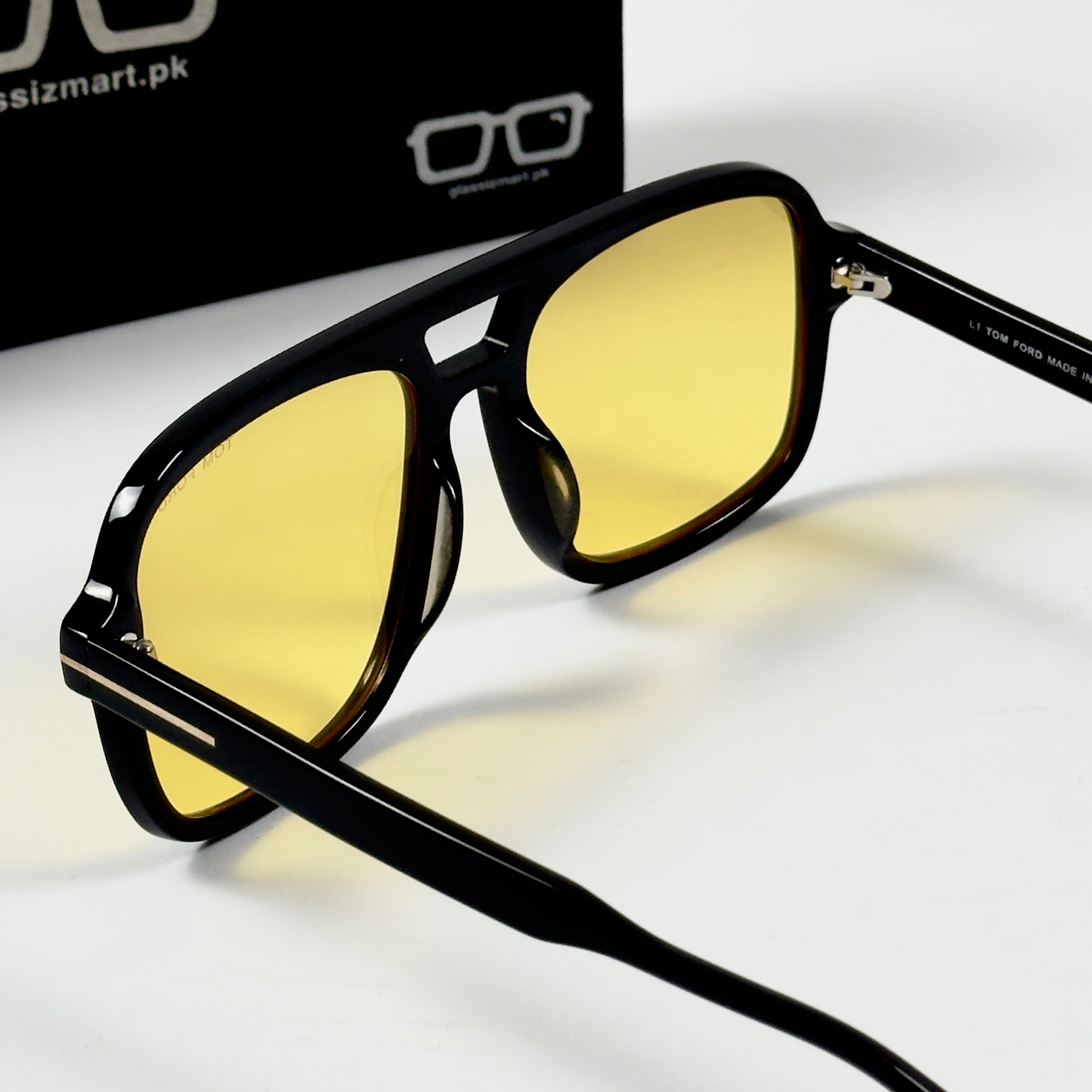 Tom Ford – 0884 – 60 – Black Yellow –  Acetate - Sunglasses – Unisex - Premium