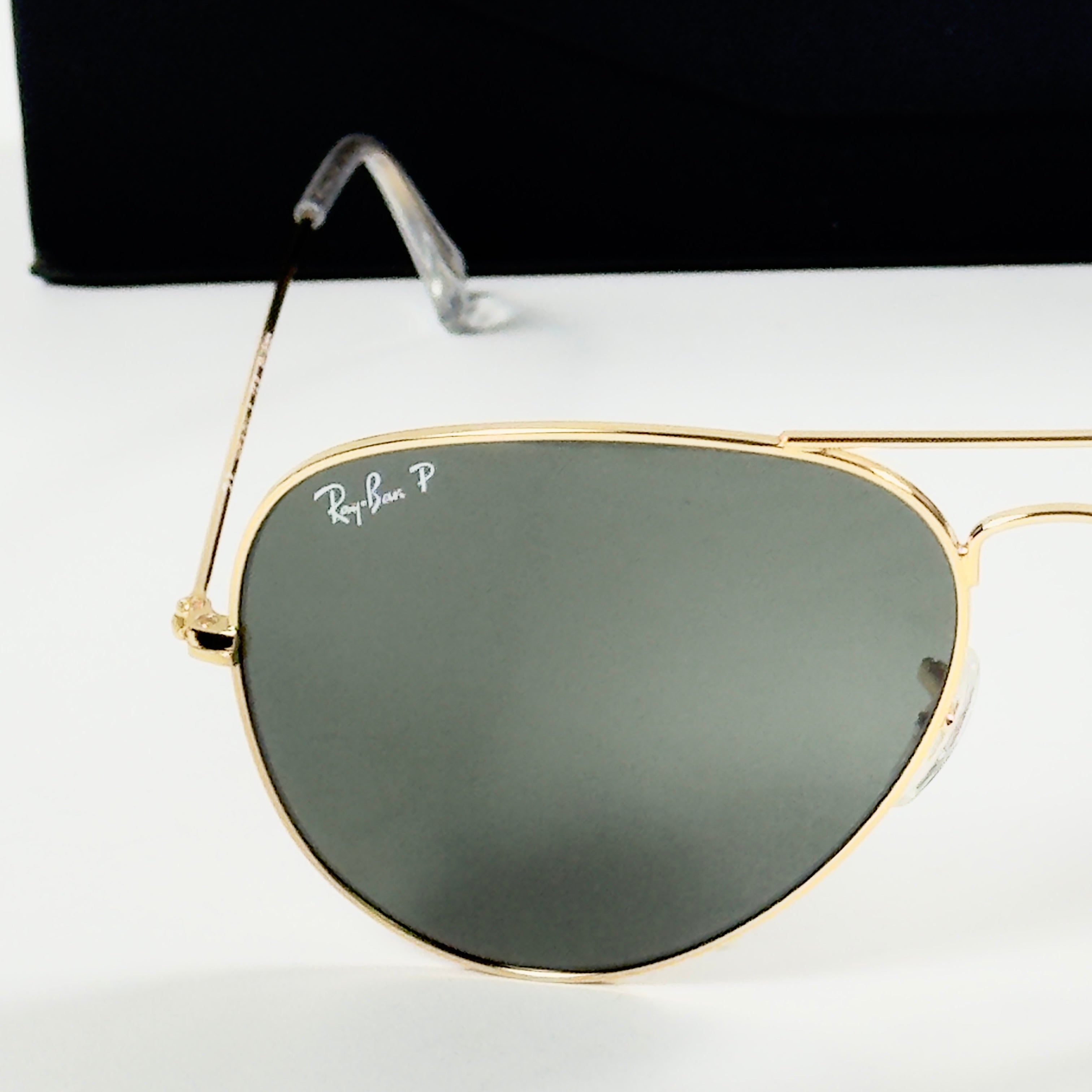 Rayban – 3026 – 62 – Golden Green – Metal – Sunglasses – Unisex - Premium