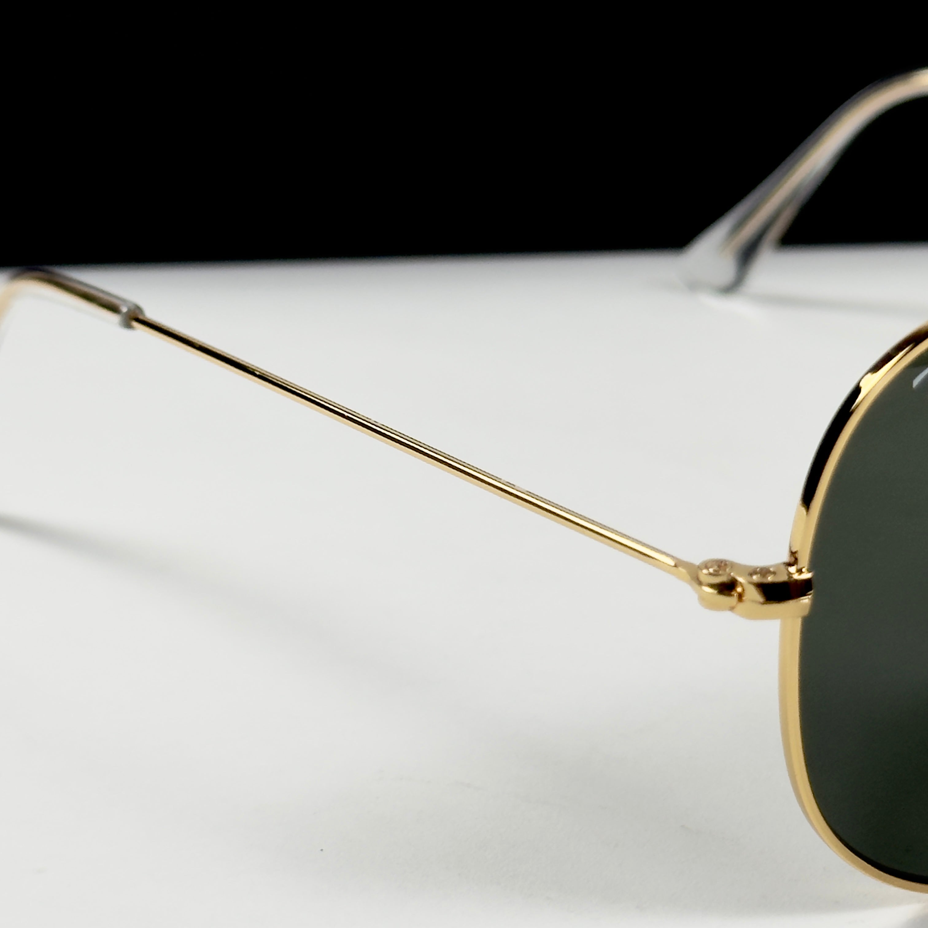 Rayban – 3026 – 62 – Golden Green – Metal – Sunglasses – Unisex - Premium