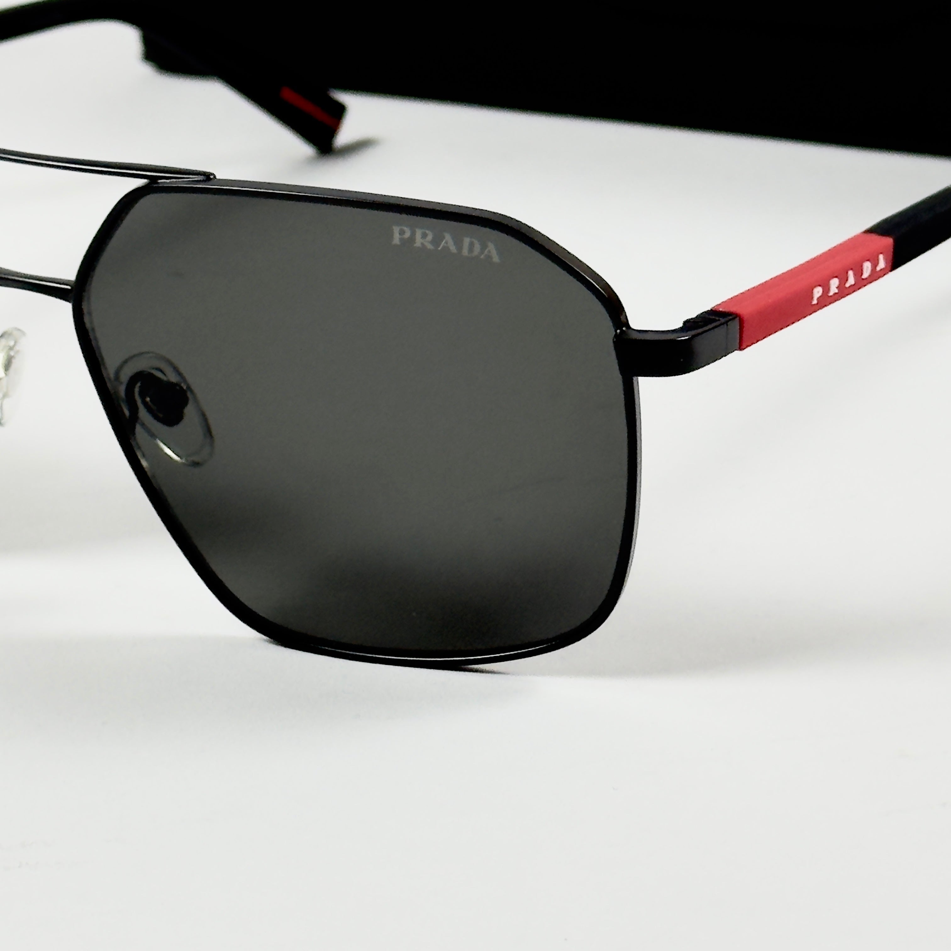 Prada – A50 - 60 – Black - Metal - Sunglasses – Unisex - Premium