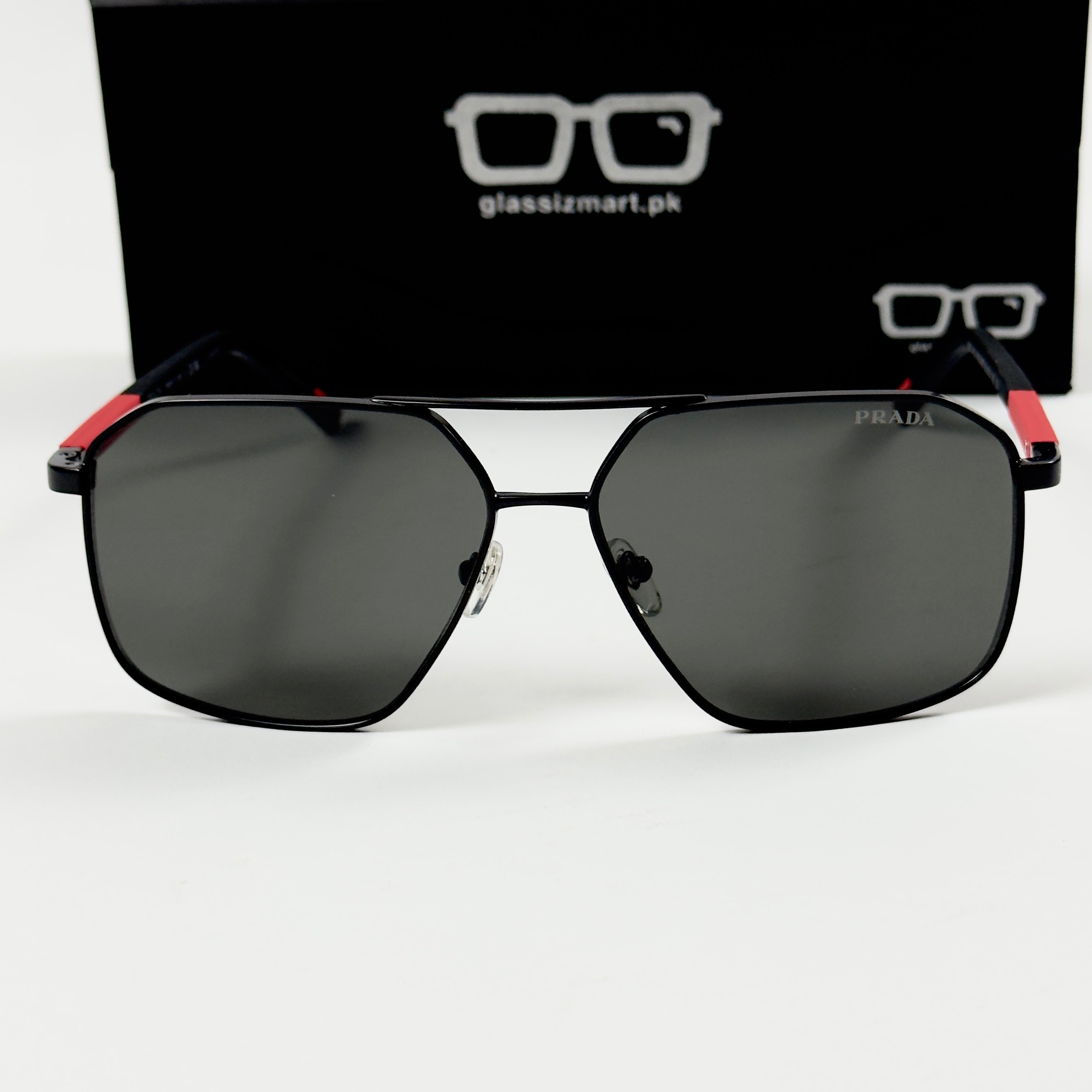 Prada – A50 - 60 – Black - Metal - Sunglasses – Unisex - Premium