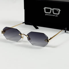 Cartier – 0599 - 56 – Golden Black Gradient - Metal - Sunglasses – Unisex - Premium