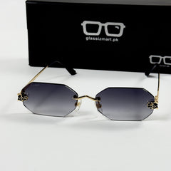 Cartier – 0599 - 56 – Golden Black Gradient - Metal - Sunglasses – Unisex - Premium