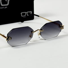 Cartier – 0599 - 56 – Golden Black Gradient - Metal - Sunglasses – Unisex - Premium