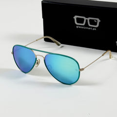 Rayban – 3025 – 62 – Golden Green Mercury – Metal – Sunglasses – Unisex - Premium