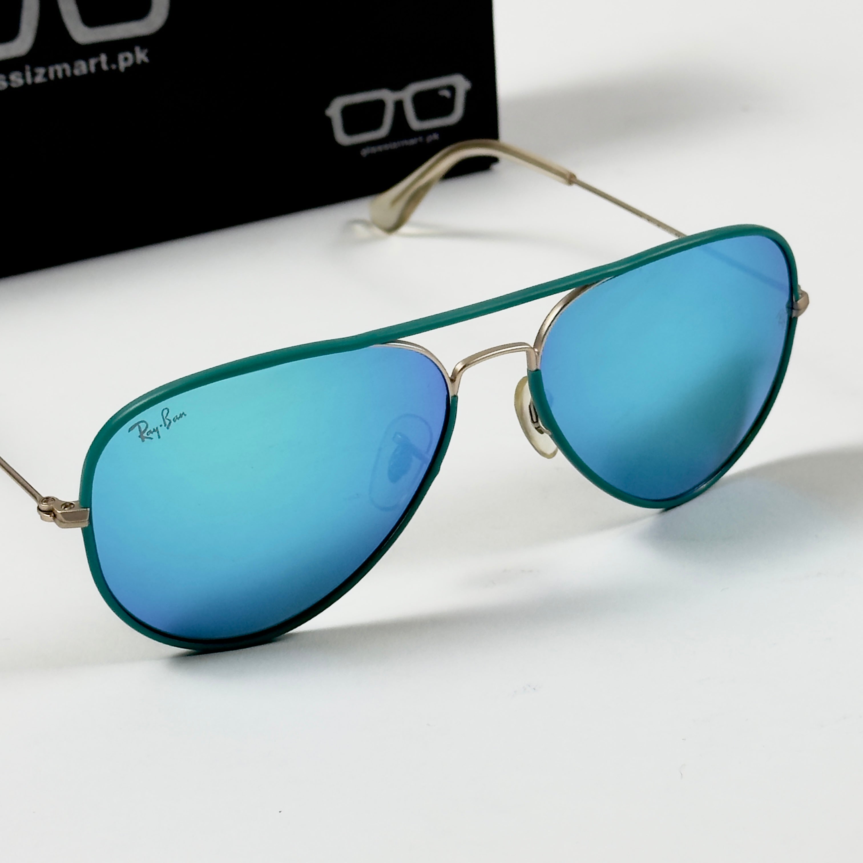 Rayban – 3025 – 62 – Golden Green Mercury – Metal – Sunglasses – Unisex - Premium