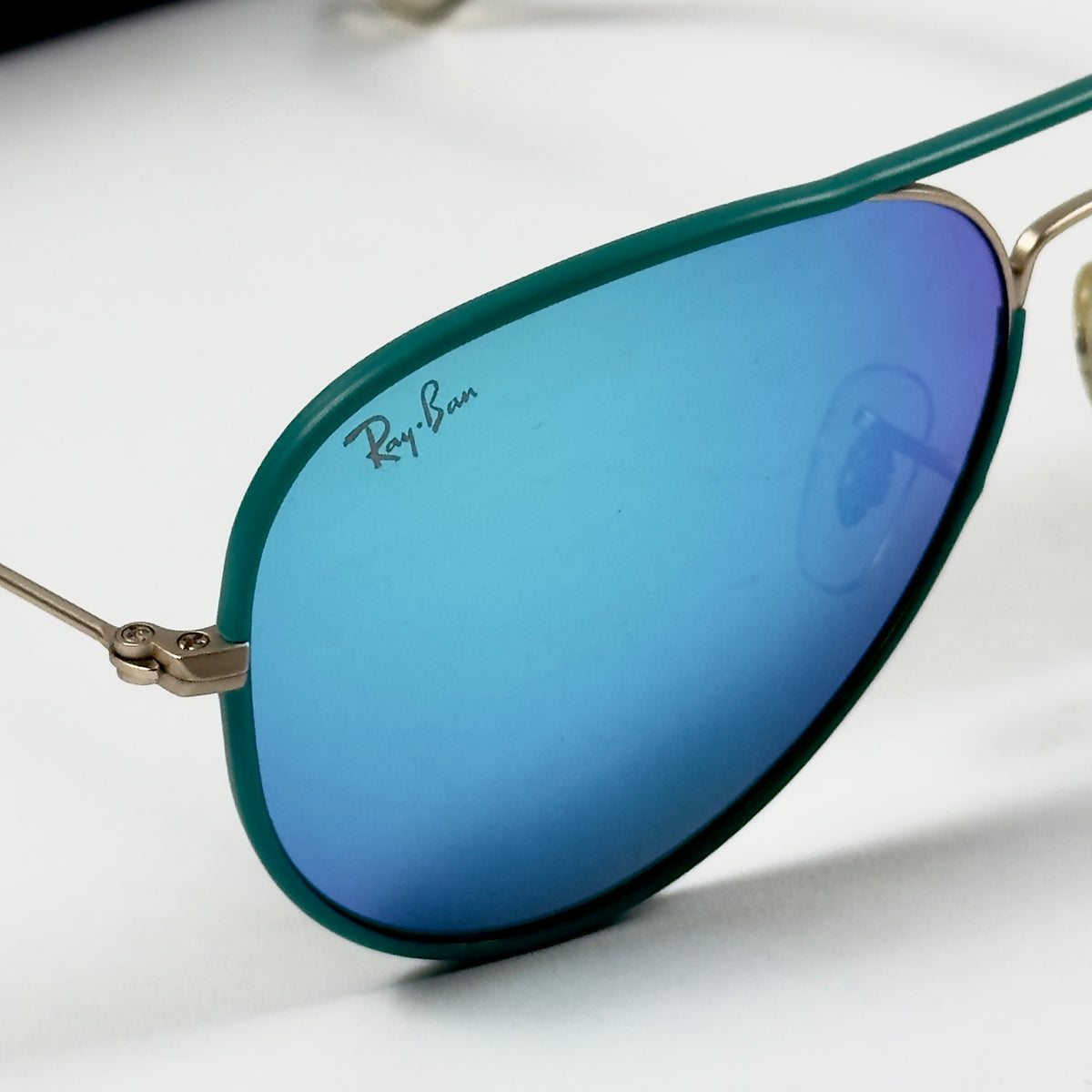 Rayban – 3025 – 62 – Golden Green Mercury – Metal – Sunglasses – Unisex - Premium