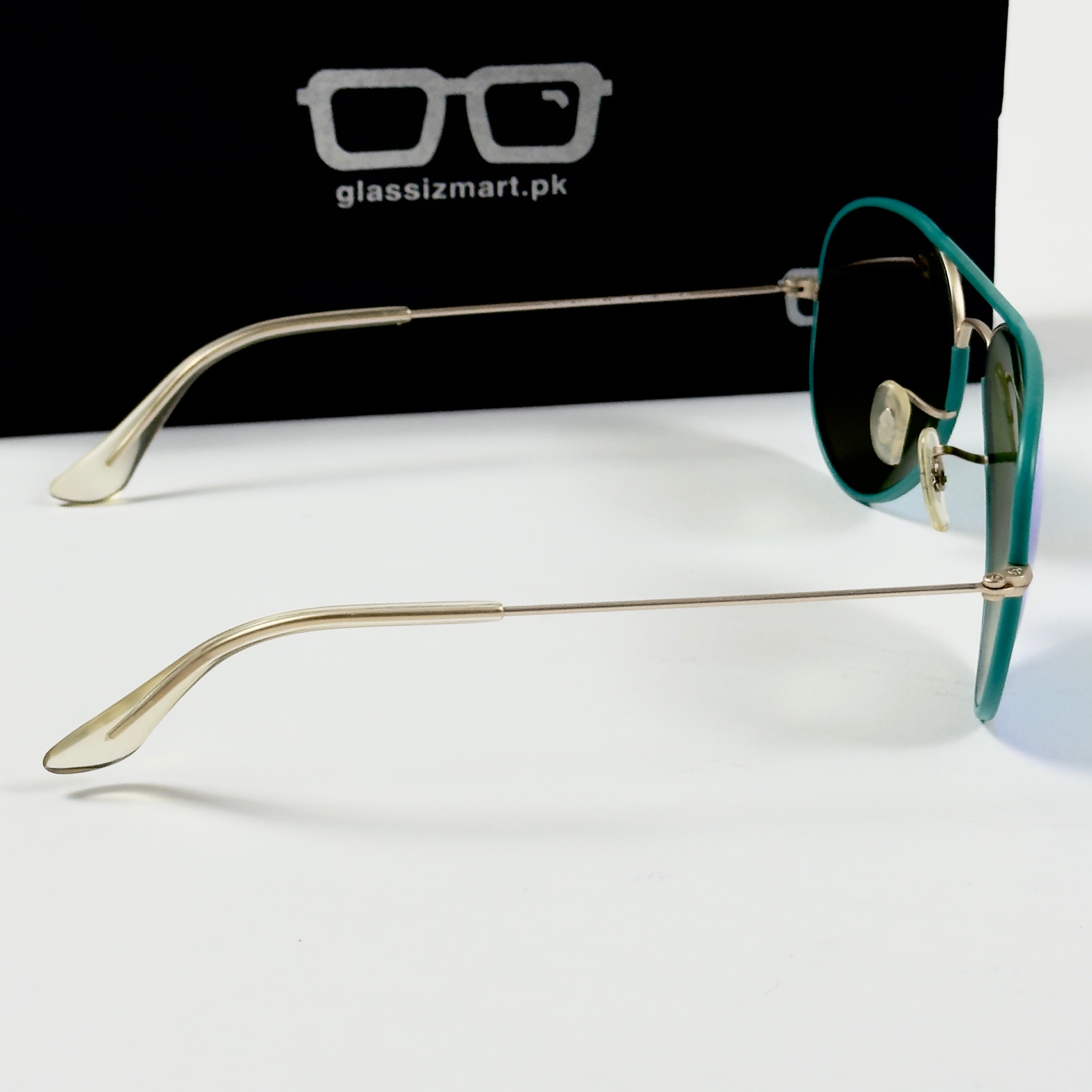 Rayban – 3025 – 62 – Golden Green Mercury – Metal – Sunglasses – Unisex - Premium