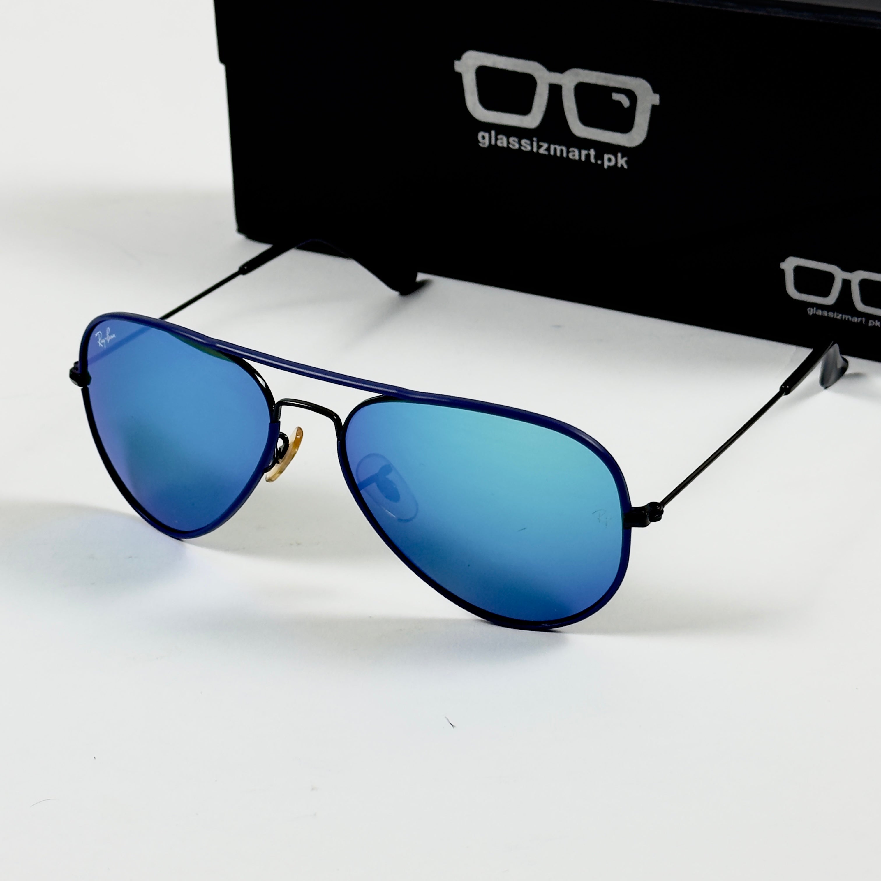 Rayban – 3025 – 58 – Black Blue Mercury – Metal – Sunglasses – Unisex - Premium