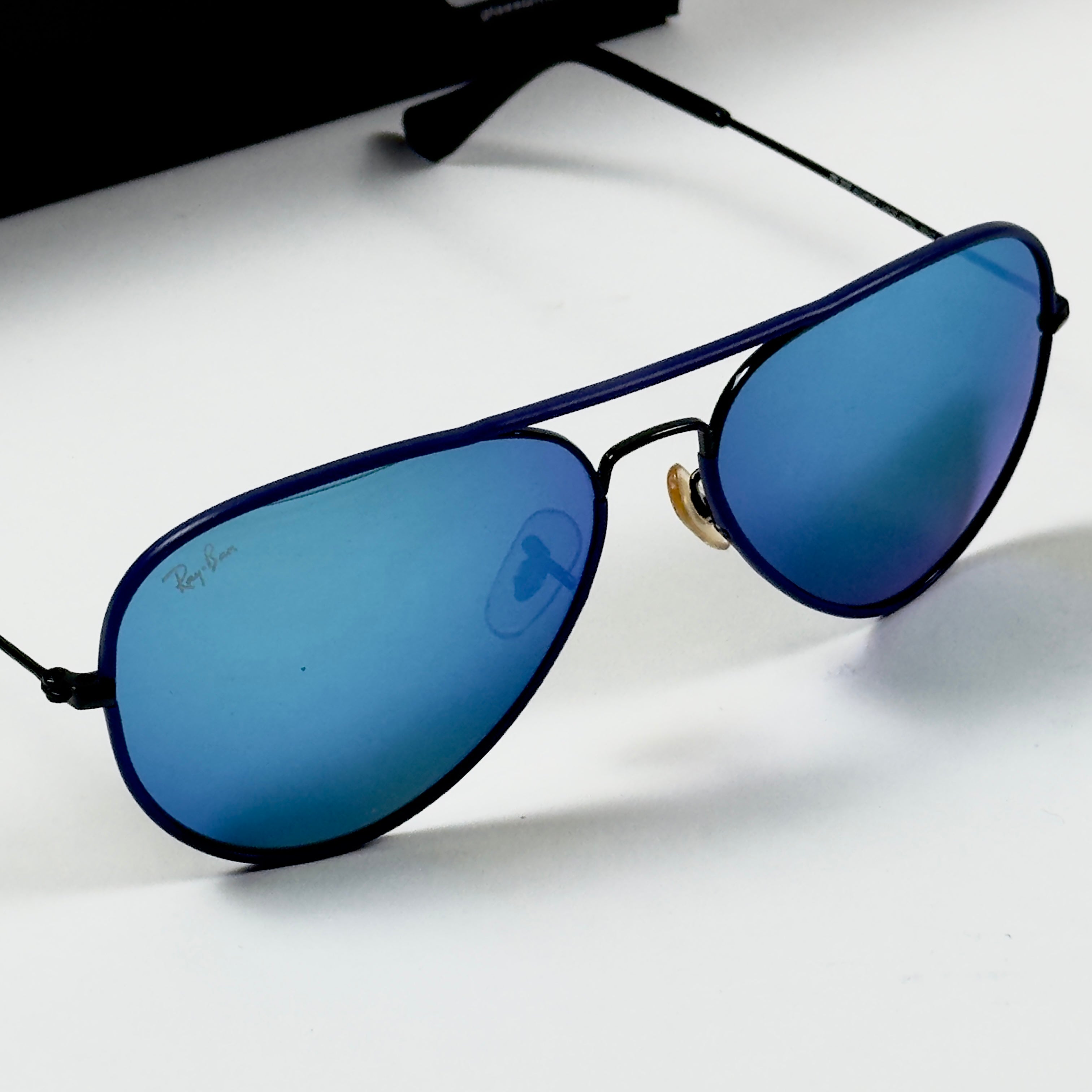 Rayban – 3025 – 58 – Black Blue Mercury – Metal – Sunglasses – Unisex - Premium