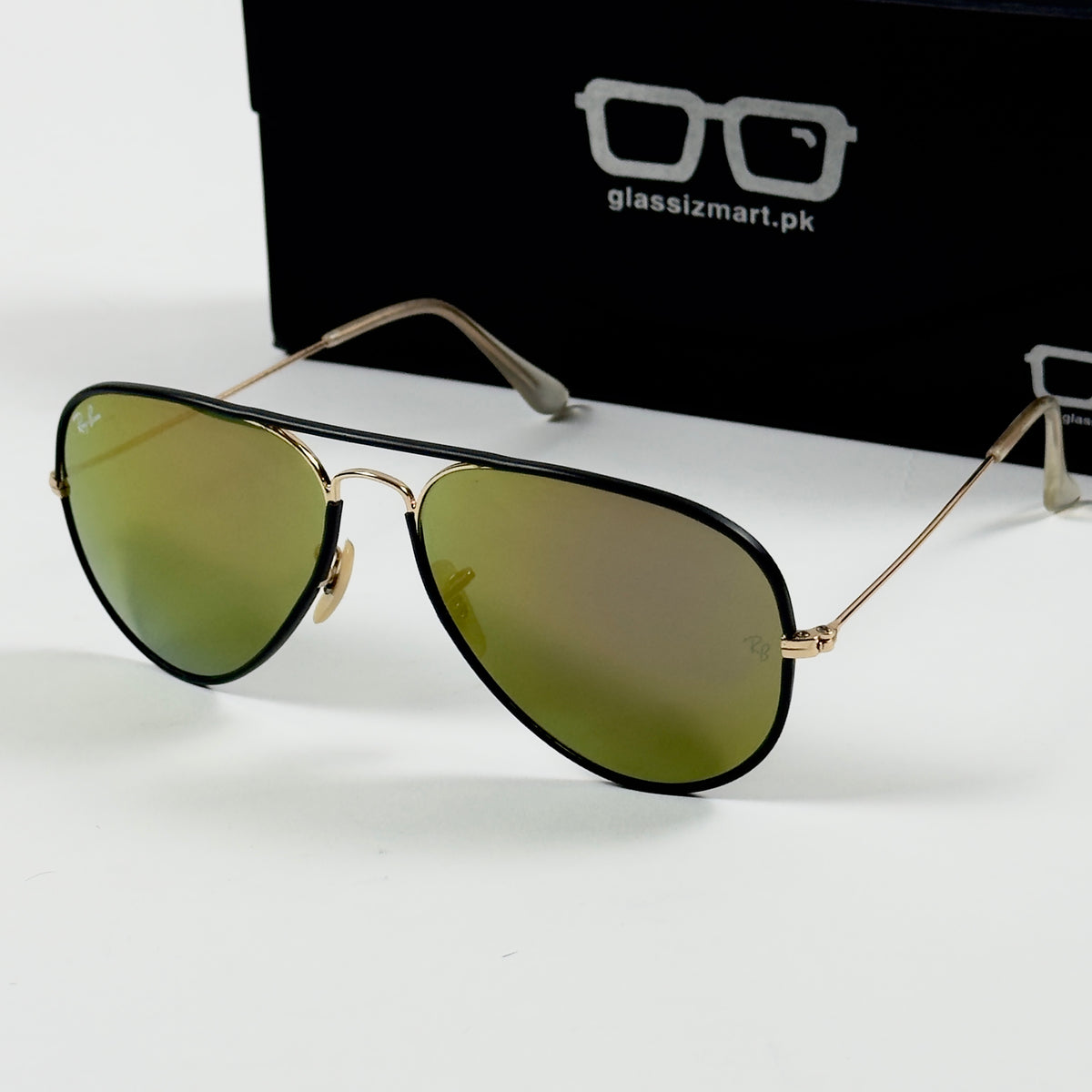 Rayban – 3025 – 58 – Golden Black Mercury – Metal – Sunglasses – Unisex - Premium