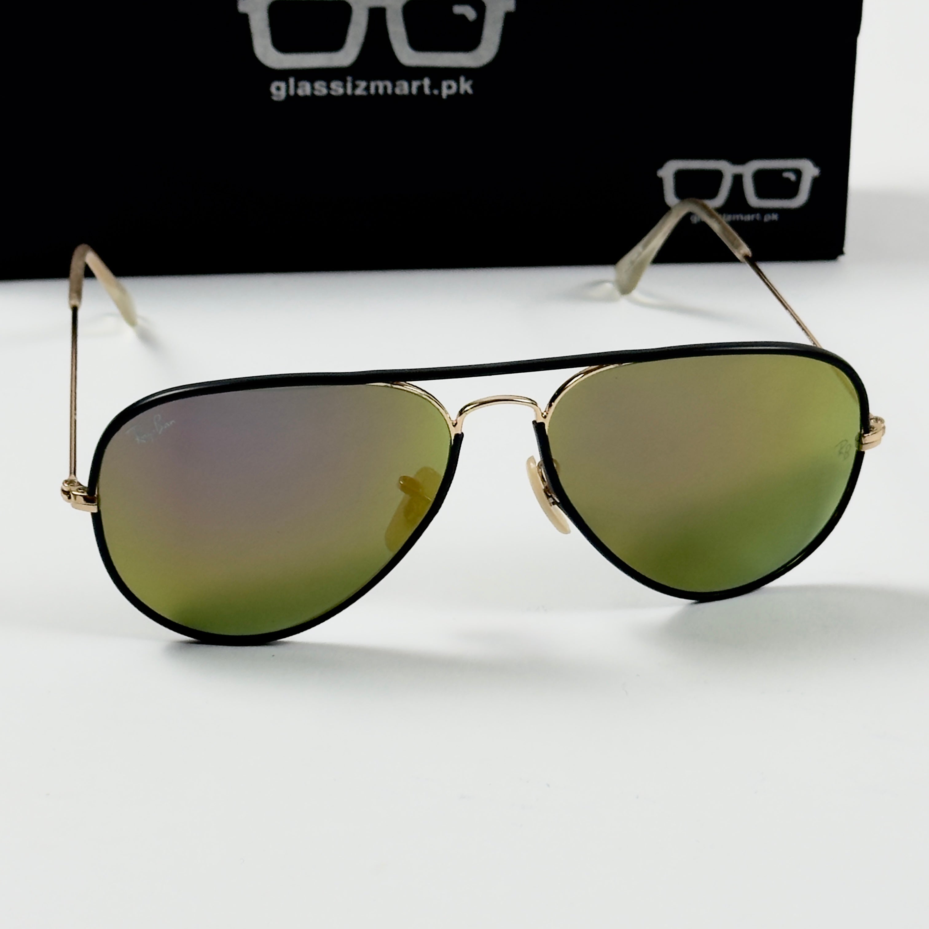 Rayban – 3025 – 58 – Golden Black Mercury – Metal – Sunglasses – Unisex - Premium