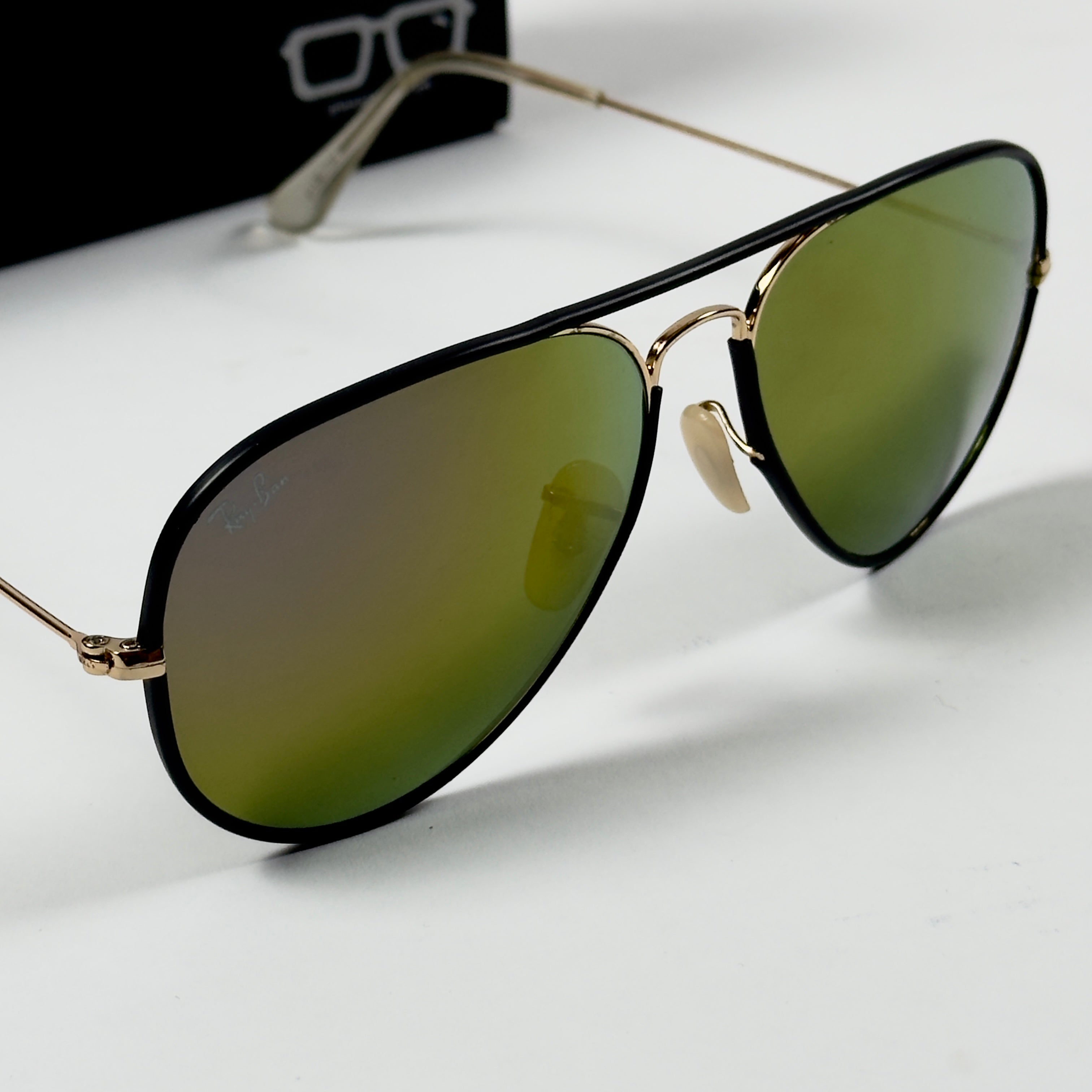 Rayban – 3025 – 58 – Golden Black Mercury – Metal – Sunglasses – Unisex - Premium