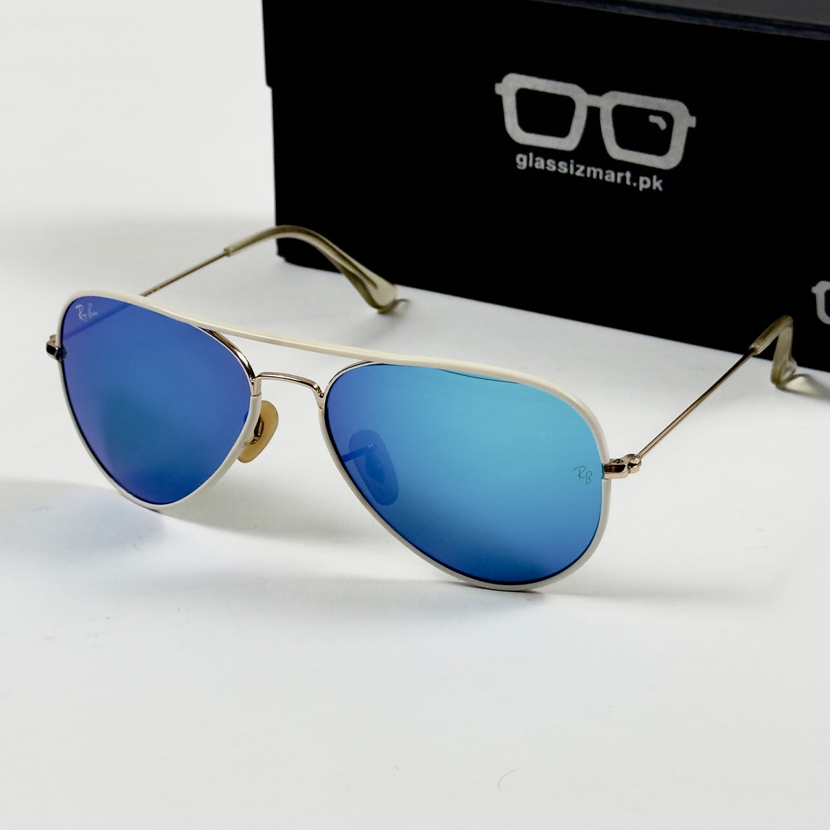 Rayban – 3025 – 58 – Golden White Mercury – Metal – Sunglasses – Unisex - Premium