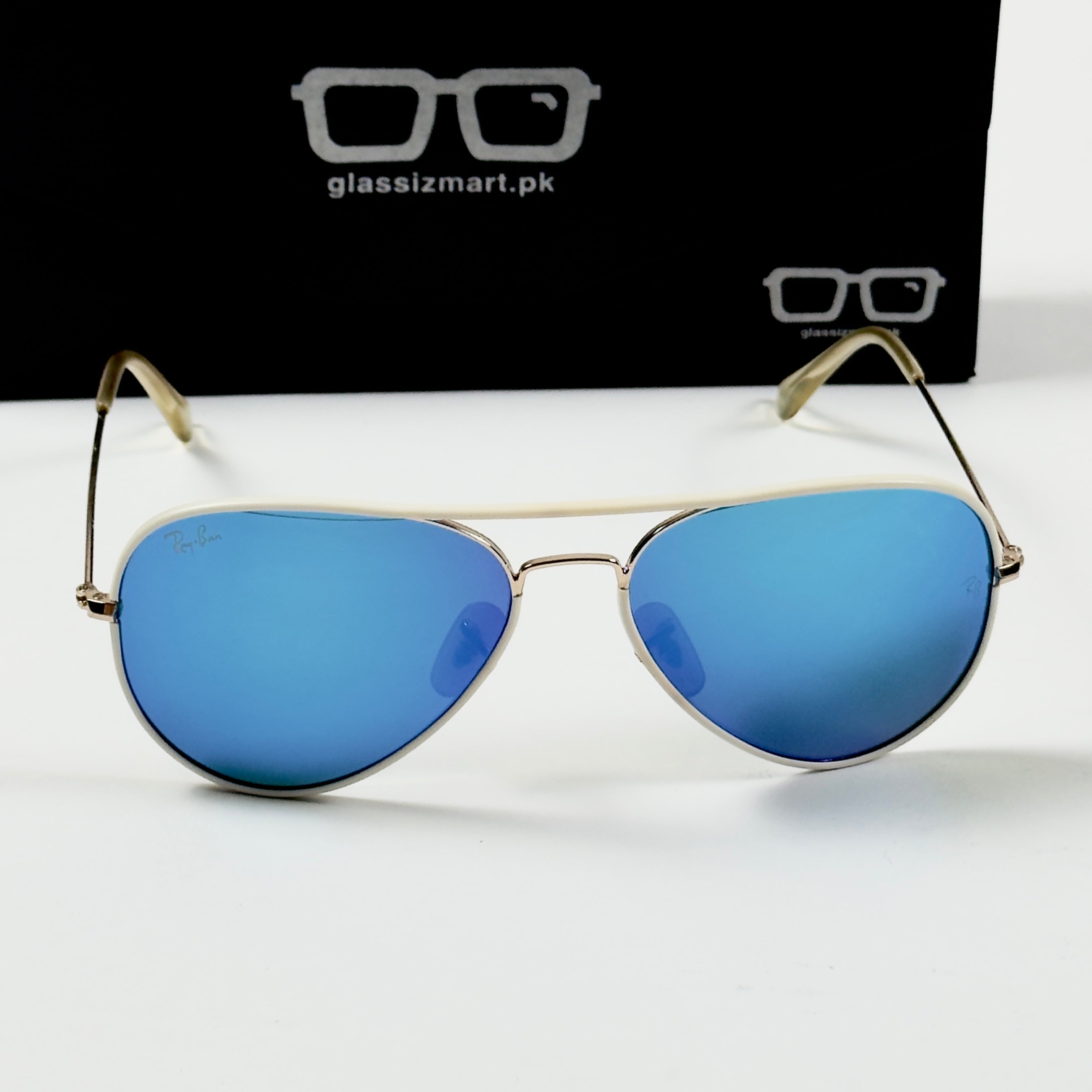 Rayban – 3025 – 58 – Golden White Mercury – Metal – Sunglasses – Unisex - Premium