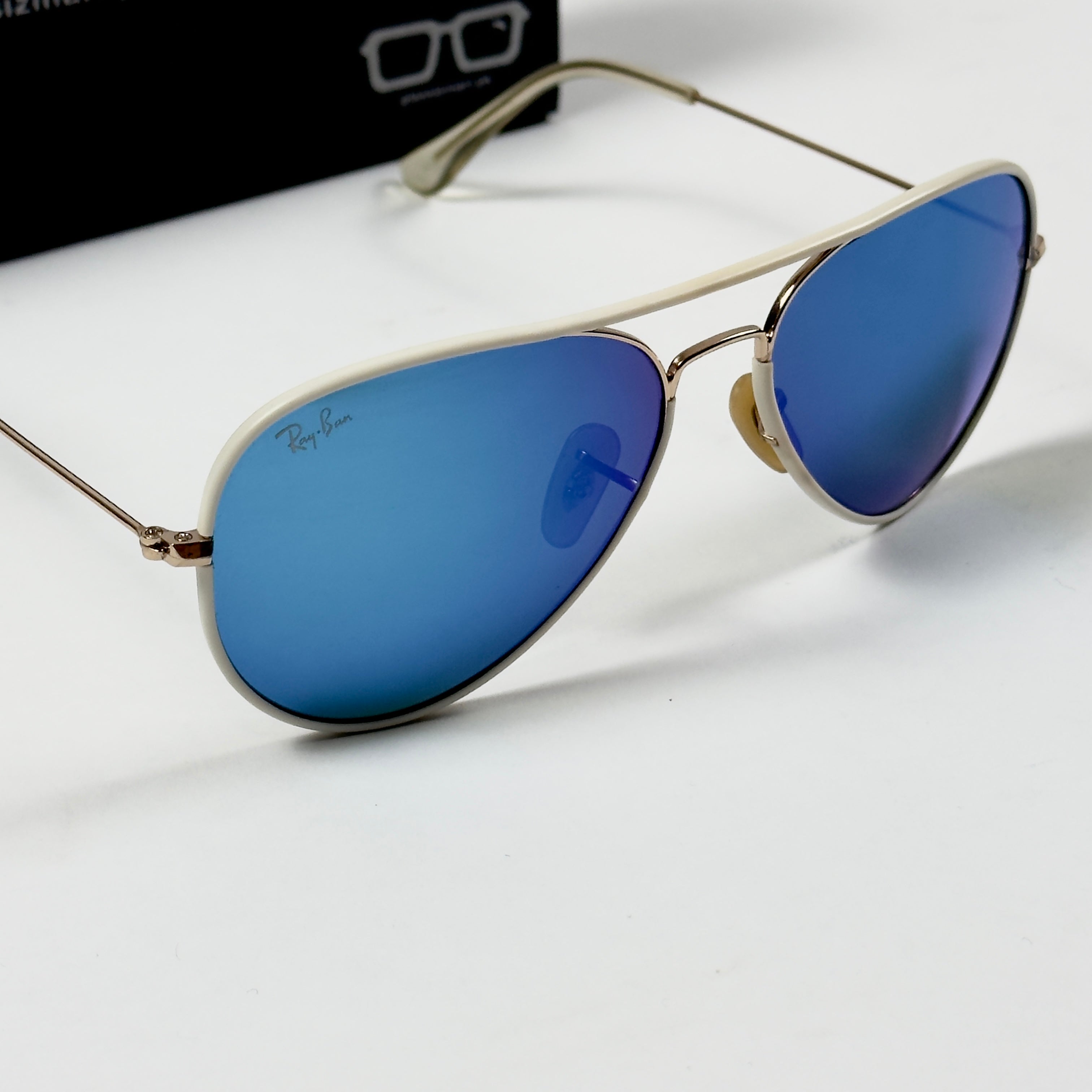 Rayban – 3025 – 58 – Golden White Mercury – Metal – Sunglasses – Unisex - Premium