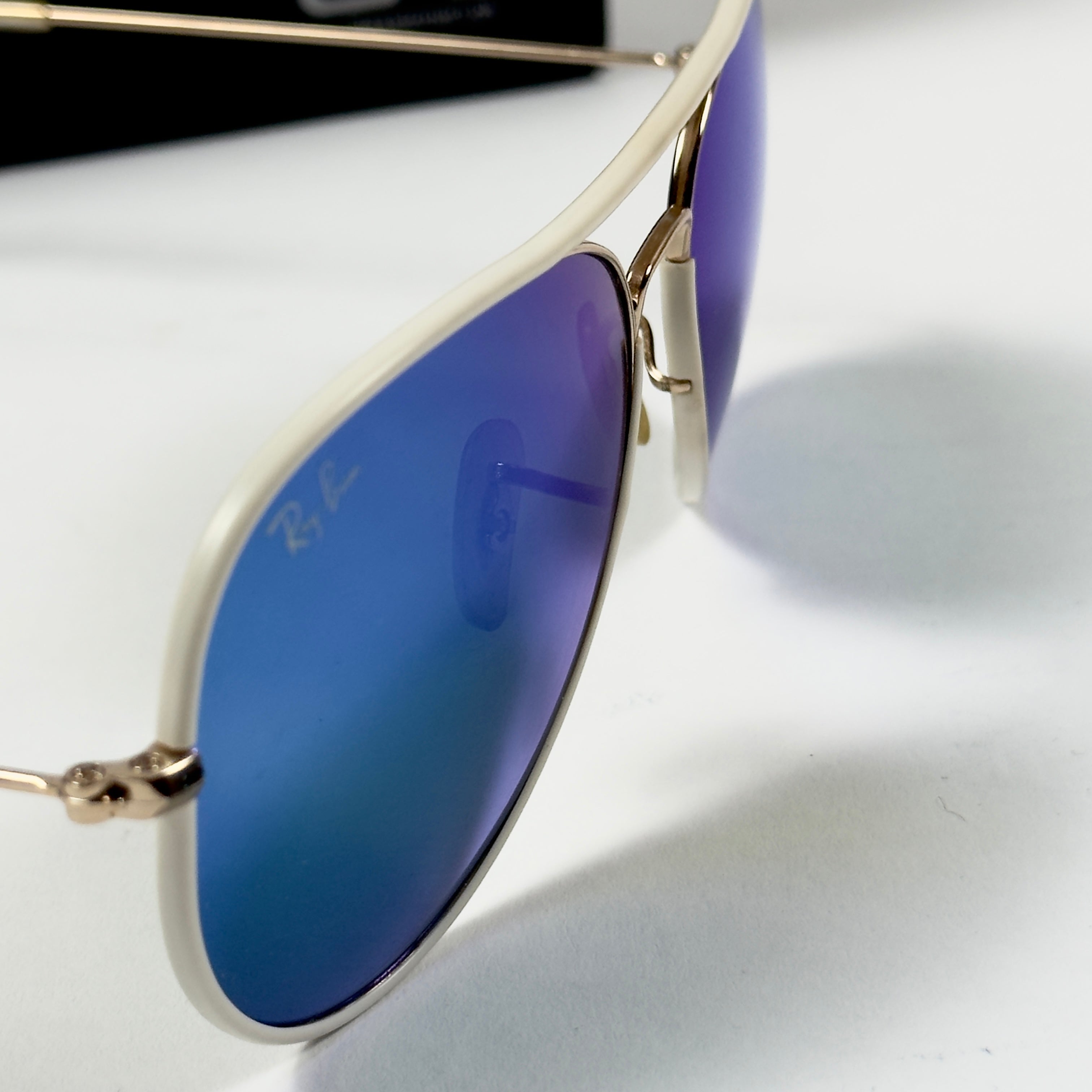 Rayban – 3025 – 58 – Golden White Mercury – Metal – Sunglasses – Unisex - Premium