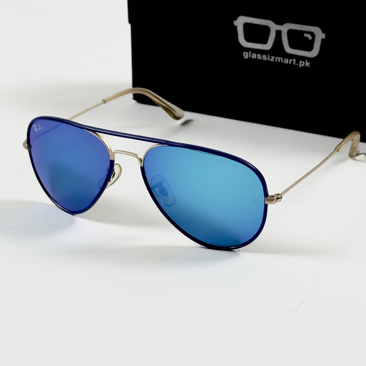 Rayban – 3025 – 58 – Golden Blue Mercury – Metal – Sunglasses – Unisex - Premium