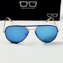 Rayban – 3025 – 58 – Golden Blue Mercury – Metal – Sunglasses – Unisex - Premium