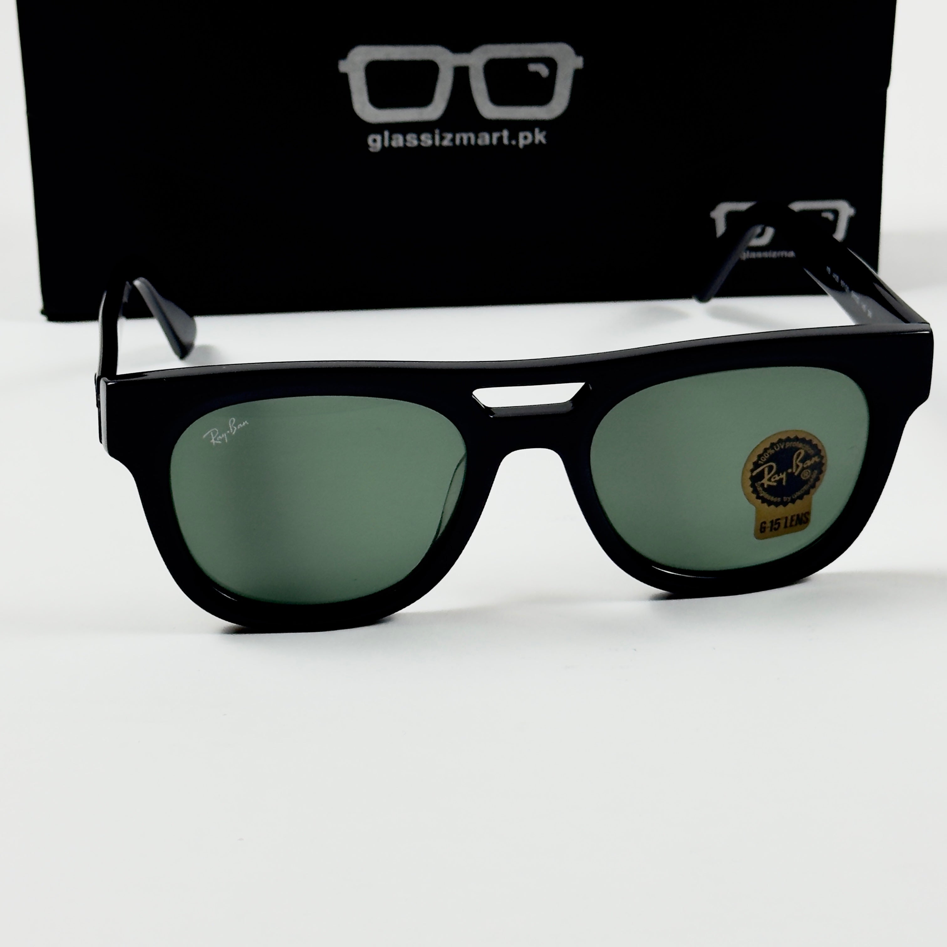 RayBan – 4426 – 54 – Black Green –  Acetate- Sunglasses – Unisex - Premium