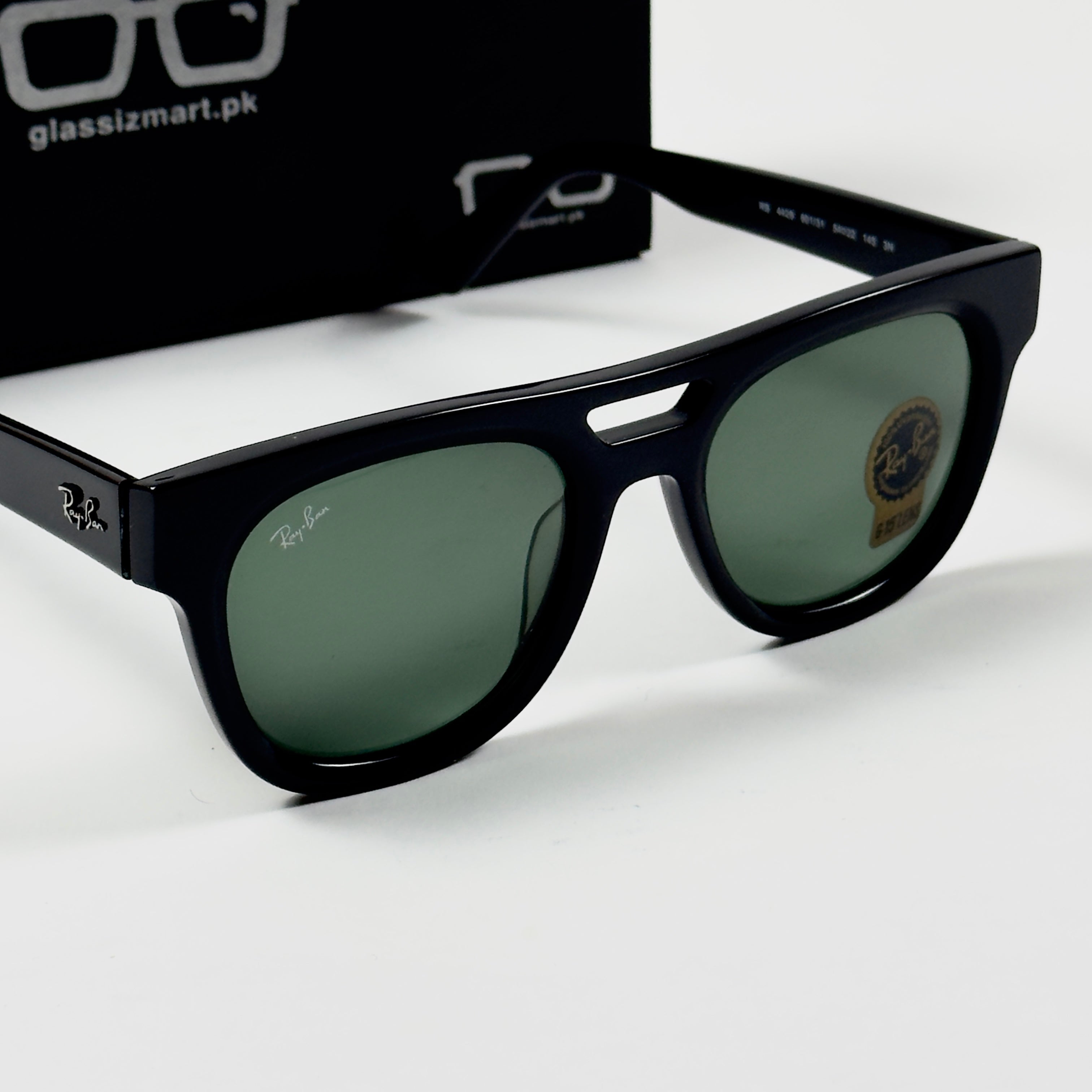 RayBan – 4426 – 54 – Black Green –  Acetate- Sunglasses – Unisex - Premium
