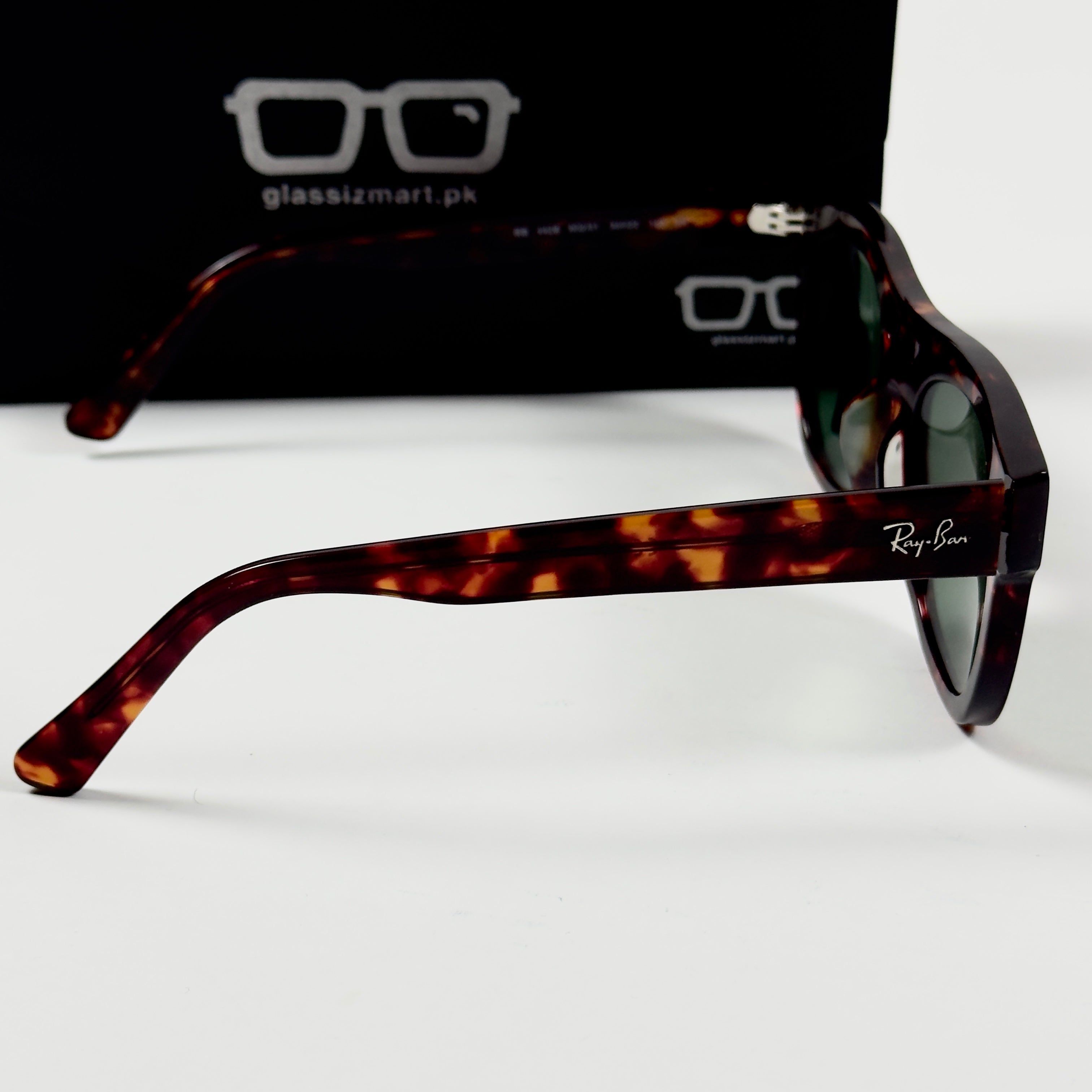 RayBan – 4426 – 54 – Tortoise Green –  Acetate- Sunglasses – Unisex - Premium