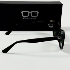 RayBan – 2185 – 55 – Tortoise Green –  Acetate- Sunglasses – Unisex - Premium