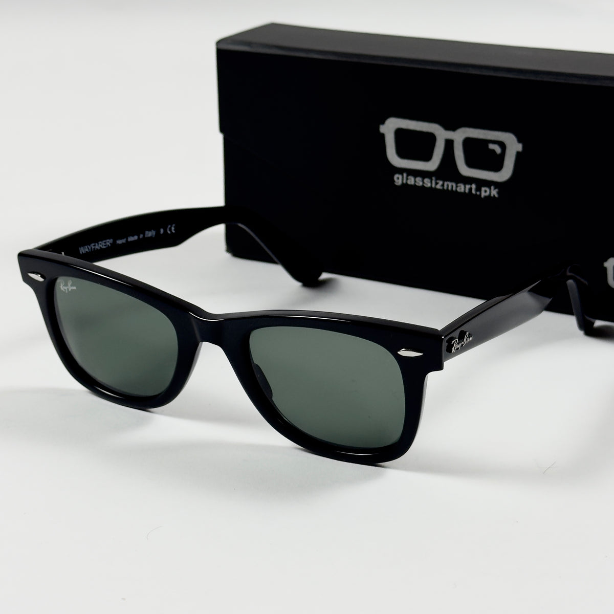 RayBan – 2140 – 50 – Black Green –  Acetate- Sunglasses – Unisex - Premium