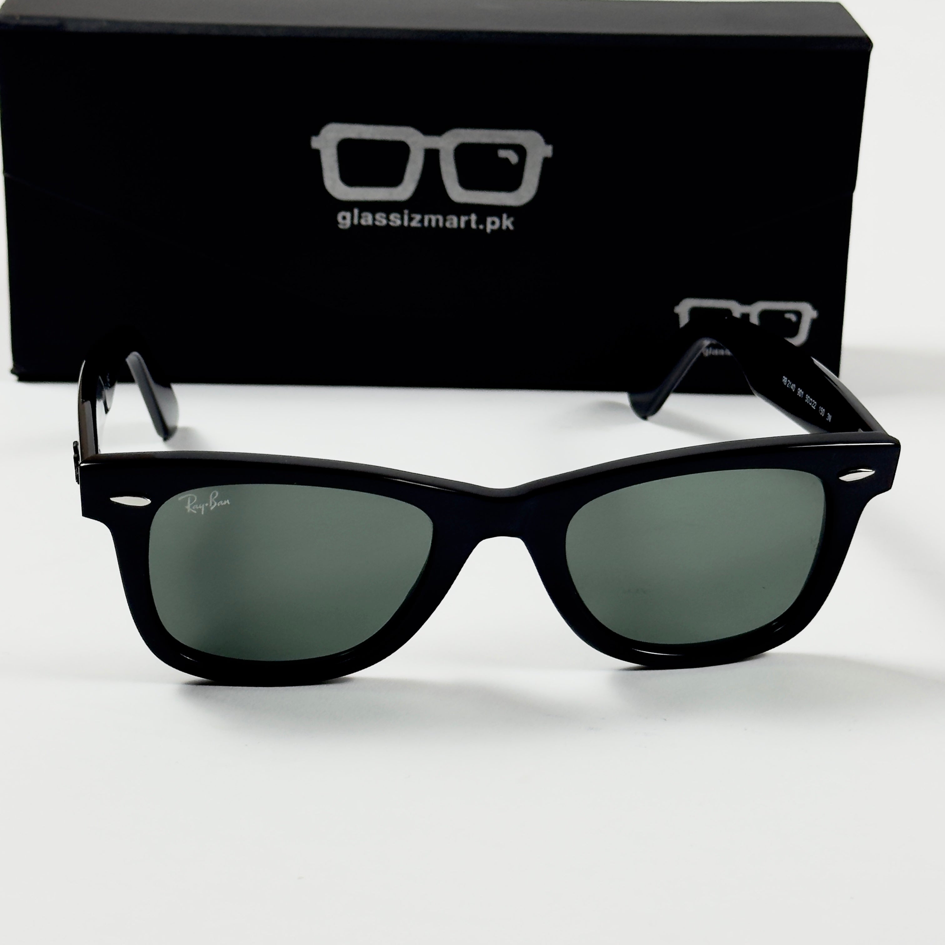 RayBan – 2140 – 50 – Black Green –  Acetate- Sunglasses – Unisex - Premium