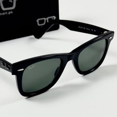 RayBan – 2140 – 50 – Black Green –  Acetate- Sunglasses – Unisex - Premium