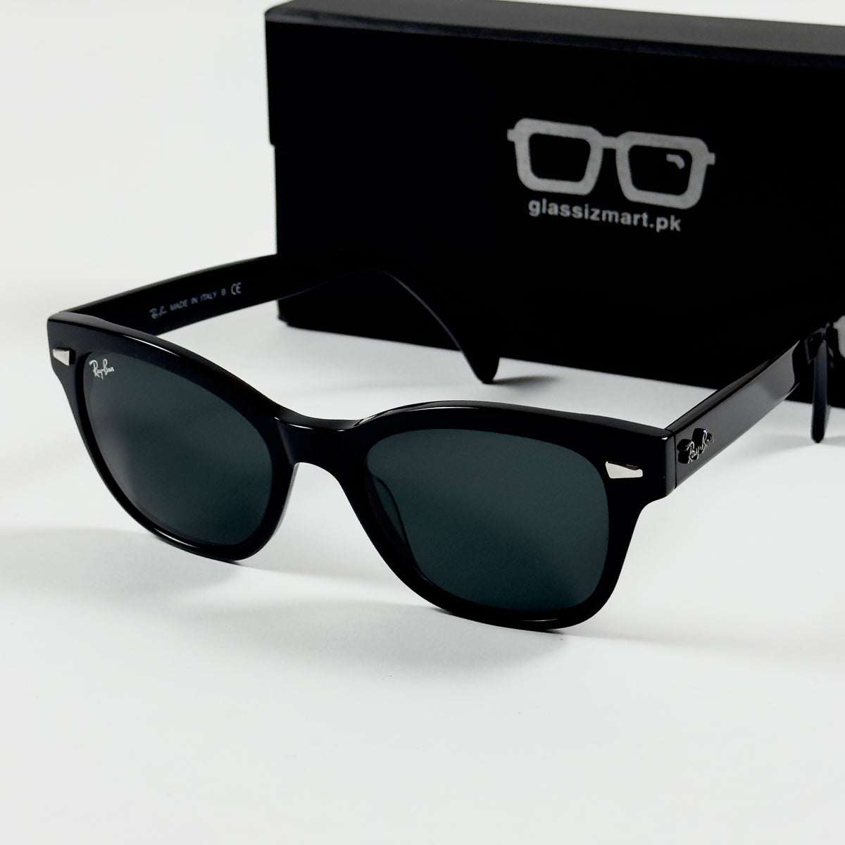 RayBan – 0880 – 52 – Black –  Acetate- Sunglasses – Unisex - Premium