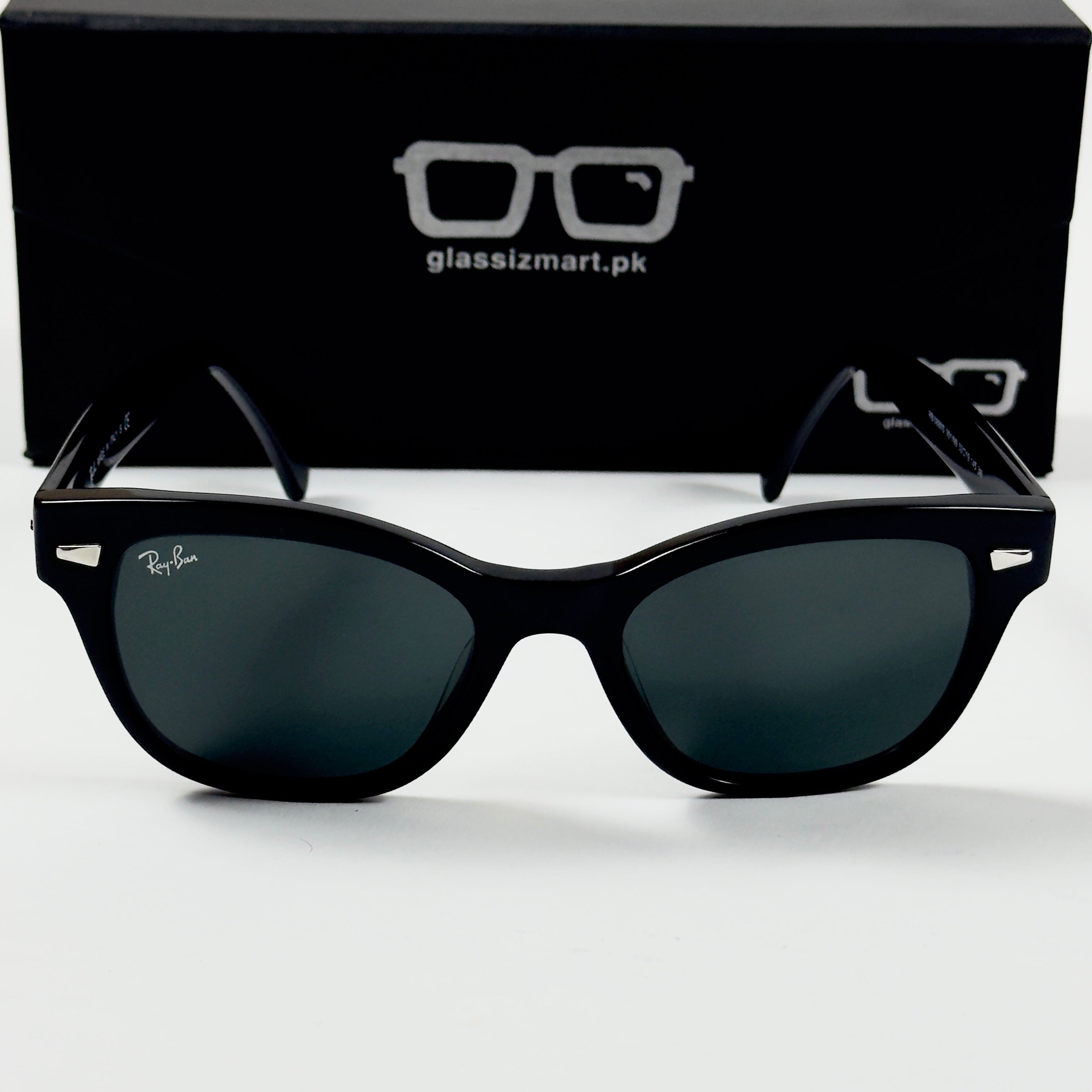 RayBan – 0880 – 52 – Black –  Acetate- Sunglasses – Unisex - Premium