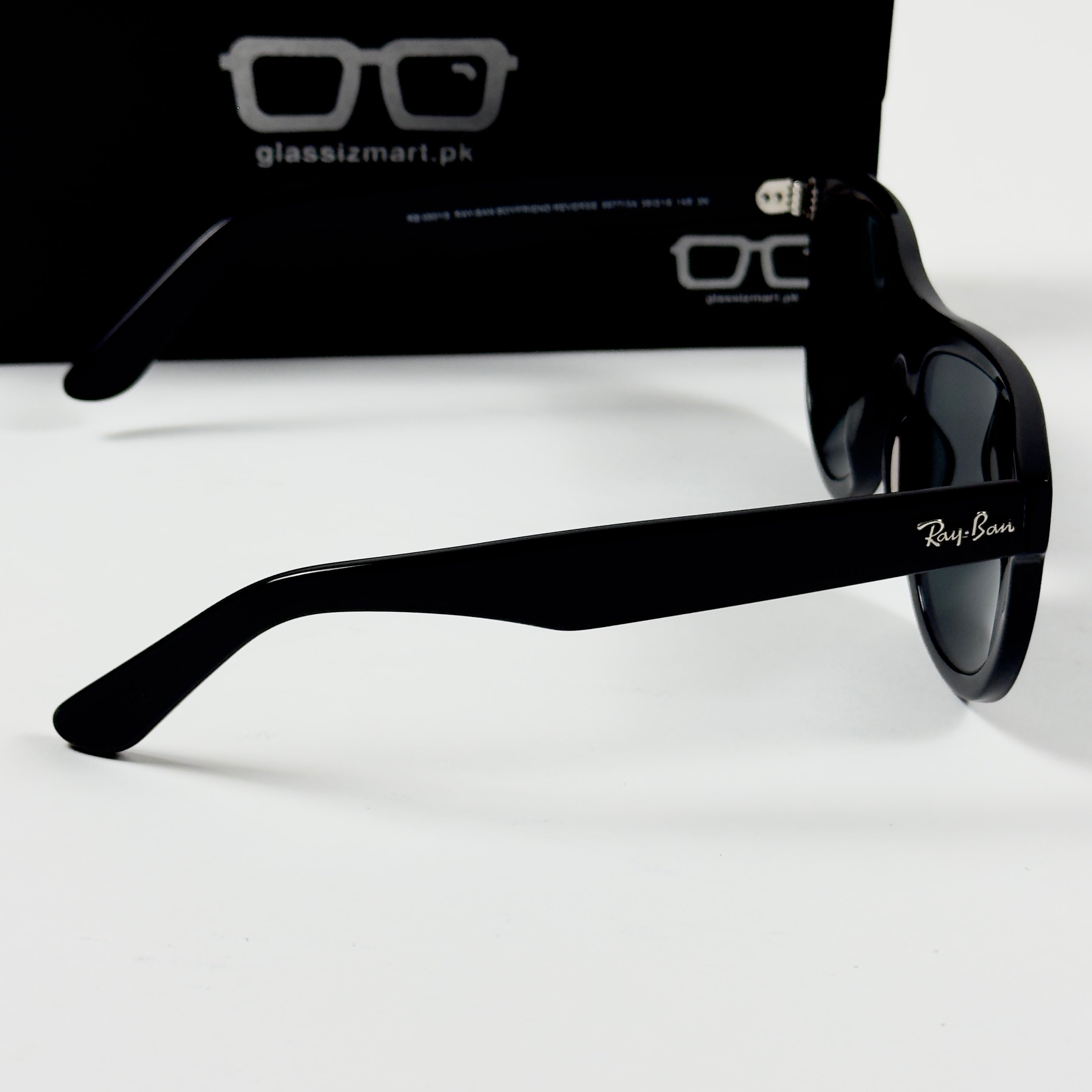 RayBan – 0501 – 56 – Black –  Acetate- Sunglasses – Unisex - Premium