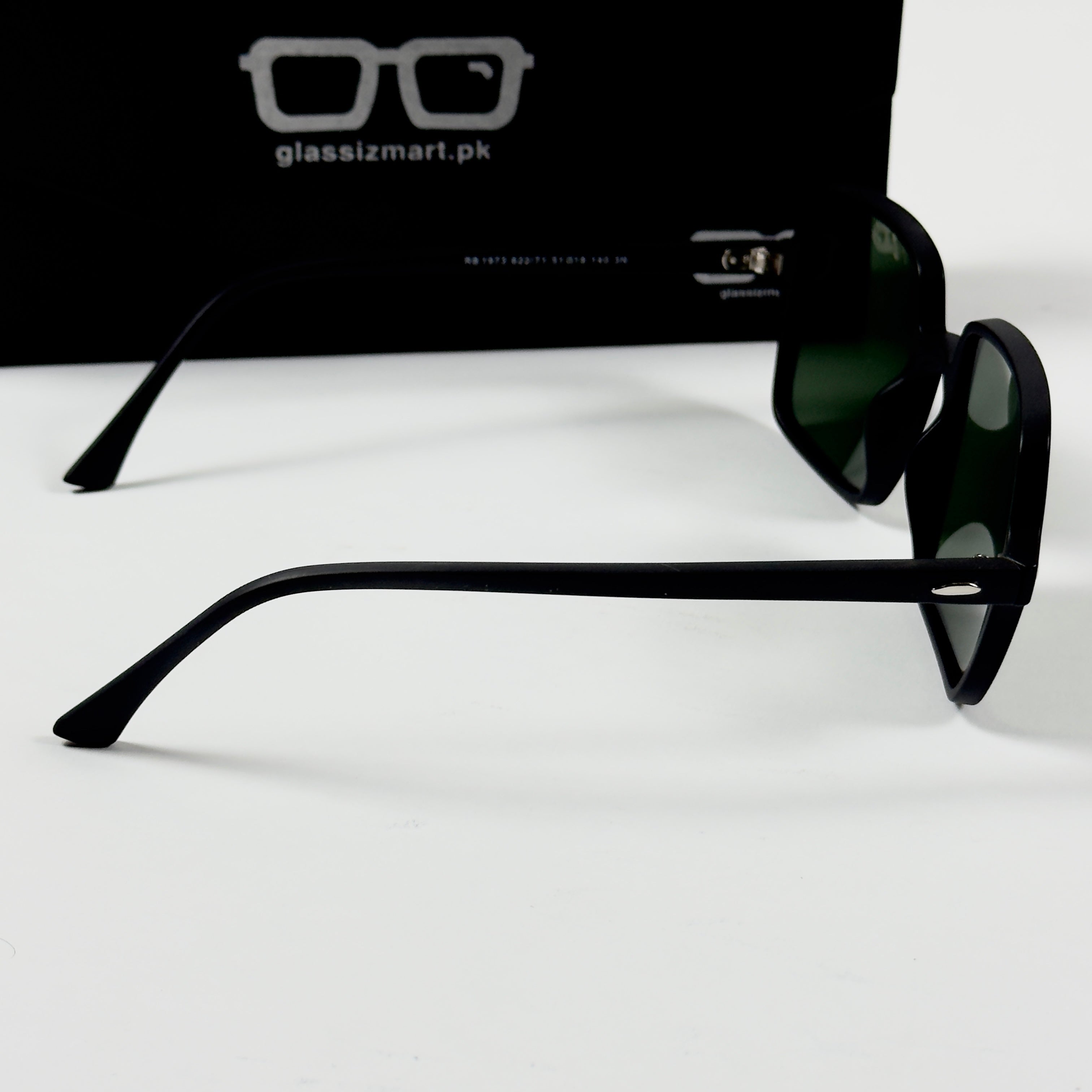 RayBan – 1973 – 51 – Black Green –  Acetate- Sunglasses – Unisex - Premium