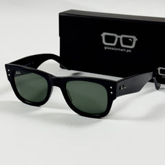 RayBan – 0840 – 51 – Black Green –  Acetate- Sunglasses – Unisex - Premium