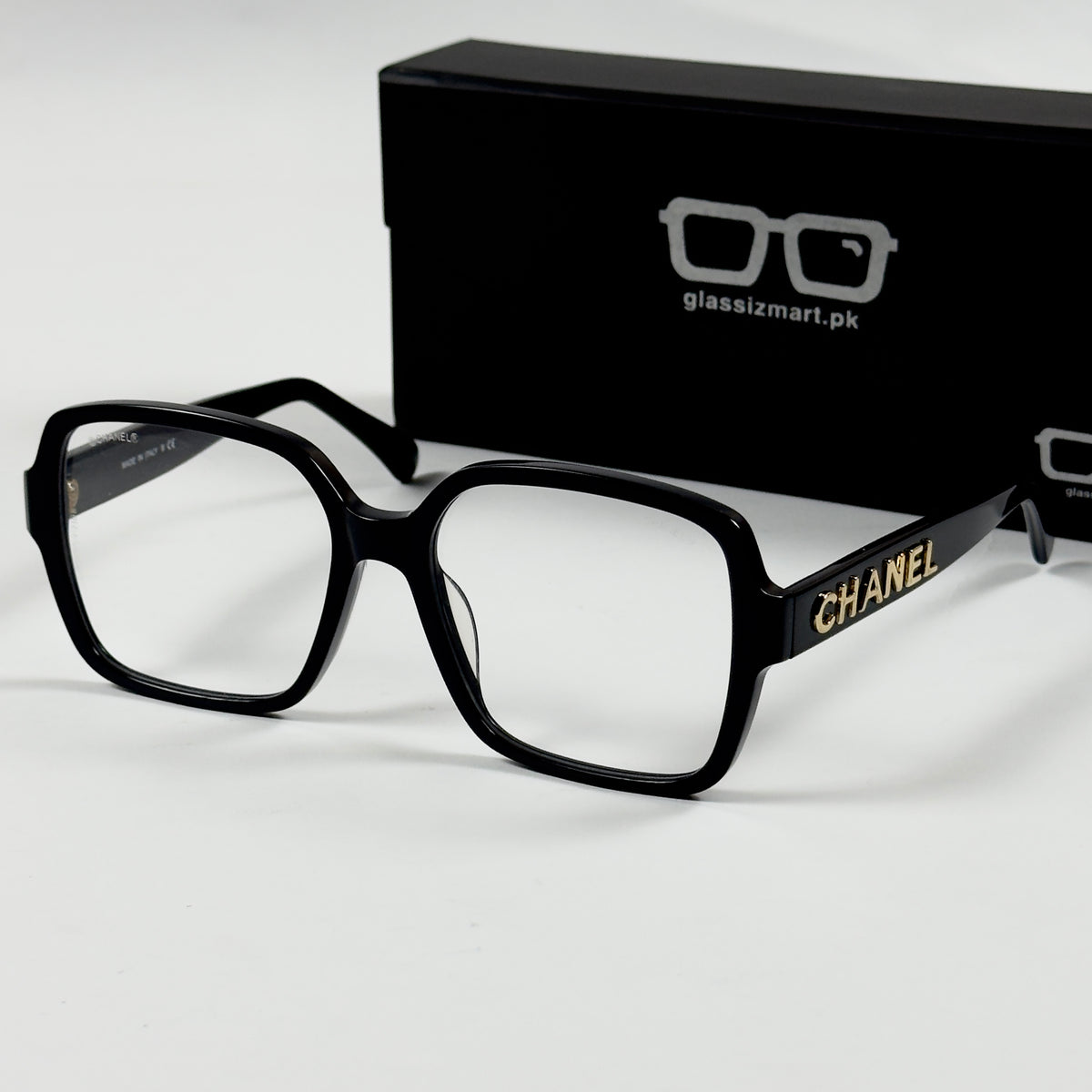 Chanel – 5408 - 56 – Black – Acetate - Optics – Unisex- Premium