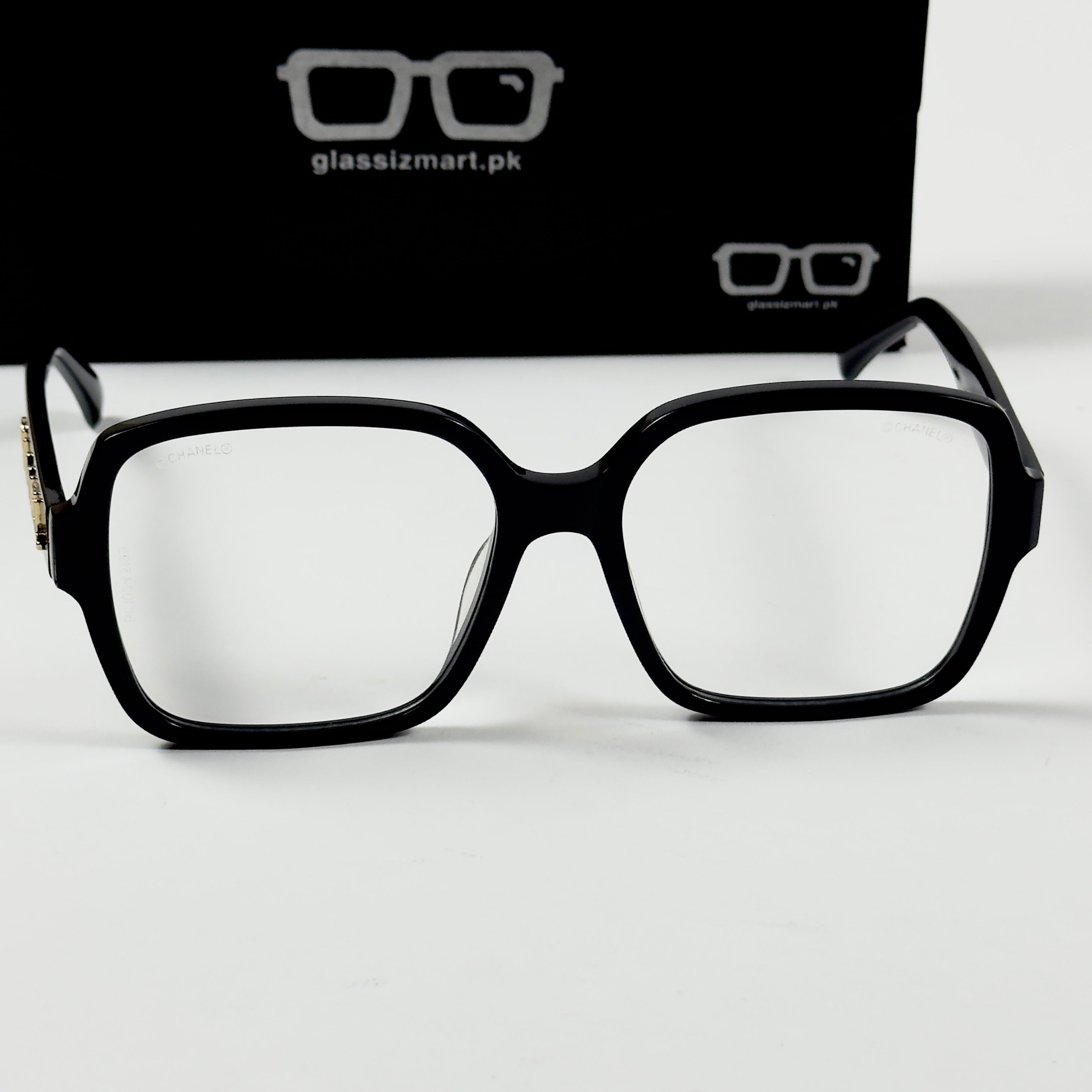 Chanel – 5408 - 56 – Black – Acetate - Optics – Unisex- Premium