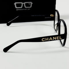Chanel – 5408 - 56 – Black – Acetate - Optics – Unisex- Premium