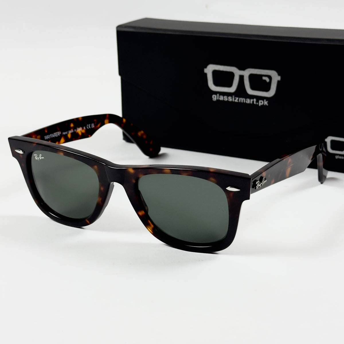 RayBan – 2140 – 54 – Tortoise Green –  Acetate- Sunglasses – Unisex - Premium