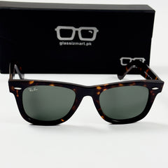 RayBan – 2140 – 54 – Tortoise Green –  Acetate- Sunglasses – Unisex - Premium