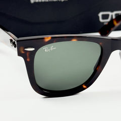 RayBan – 2140 – 54 – Tortoise Green –  Acetate- Sunglasses – Unisex - Premium