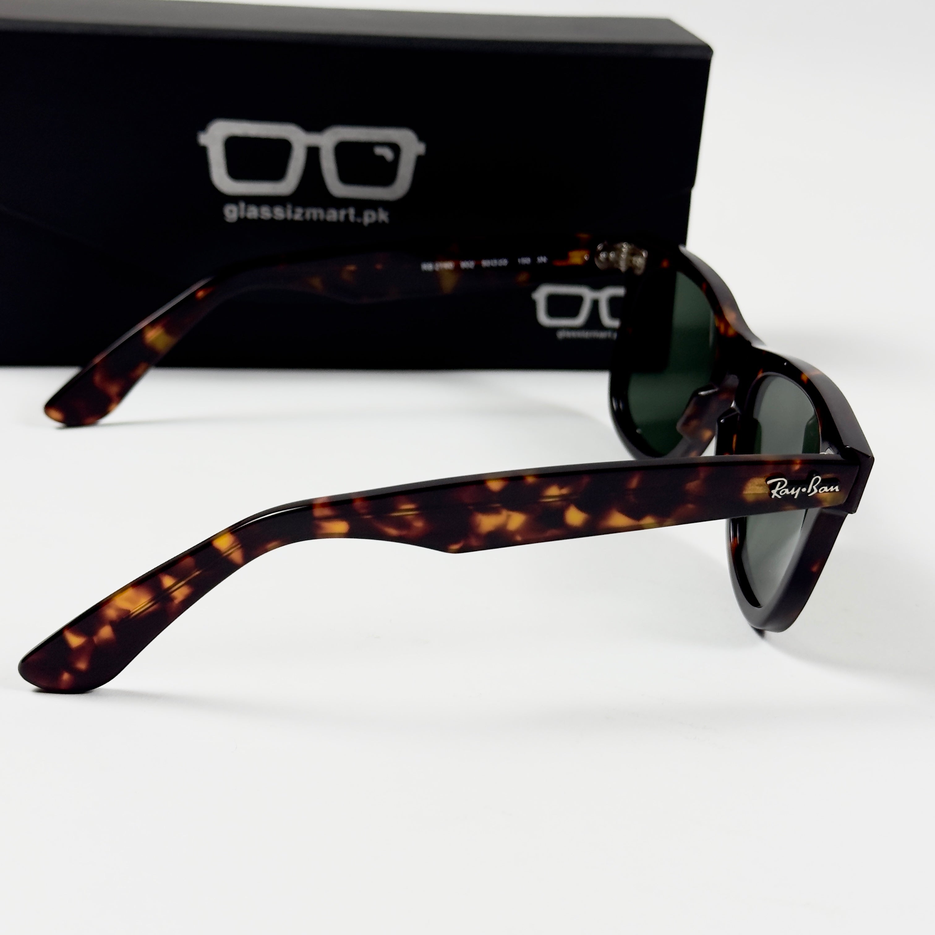 RayBan – 2140 – 54 – Tortoise Green –  Acetate- Sunglasses – Unisex - Premium