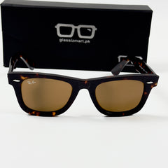 RayBan – 2140 – 54 – Tortoise Brown –  Acetate- Sunglasses – Unisex - Premium