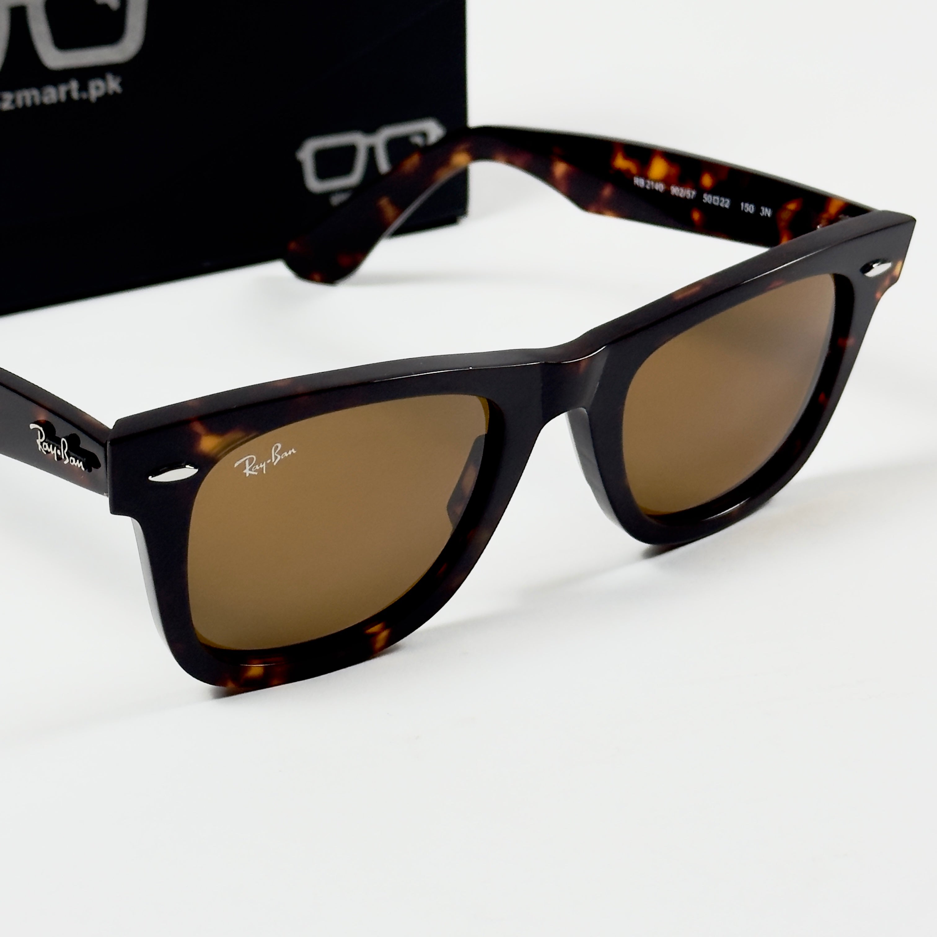 RayBan – 2140 – 54 – Tortoise Brown –  Acetate- Sunglasses – Unisex - Premium