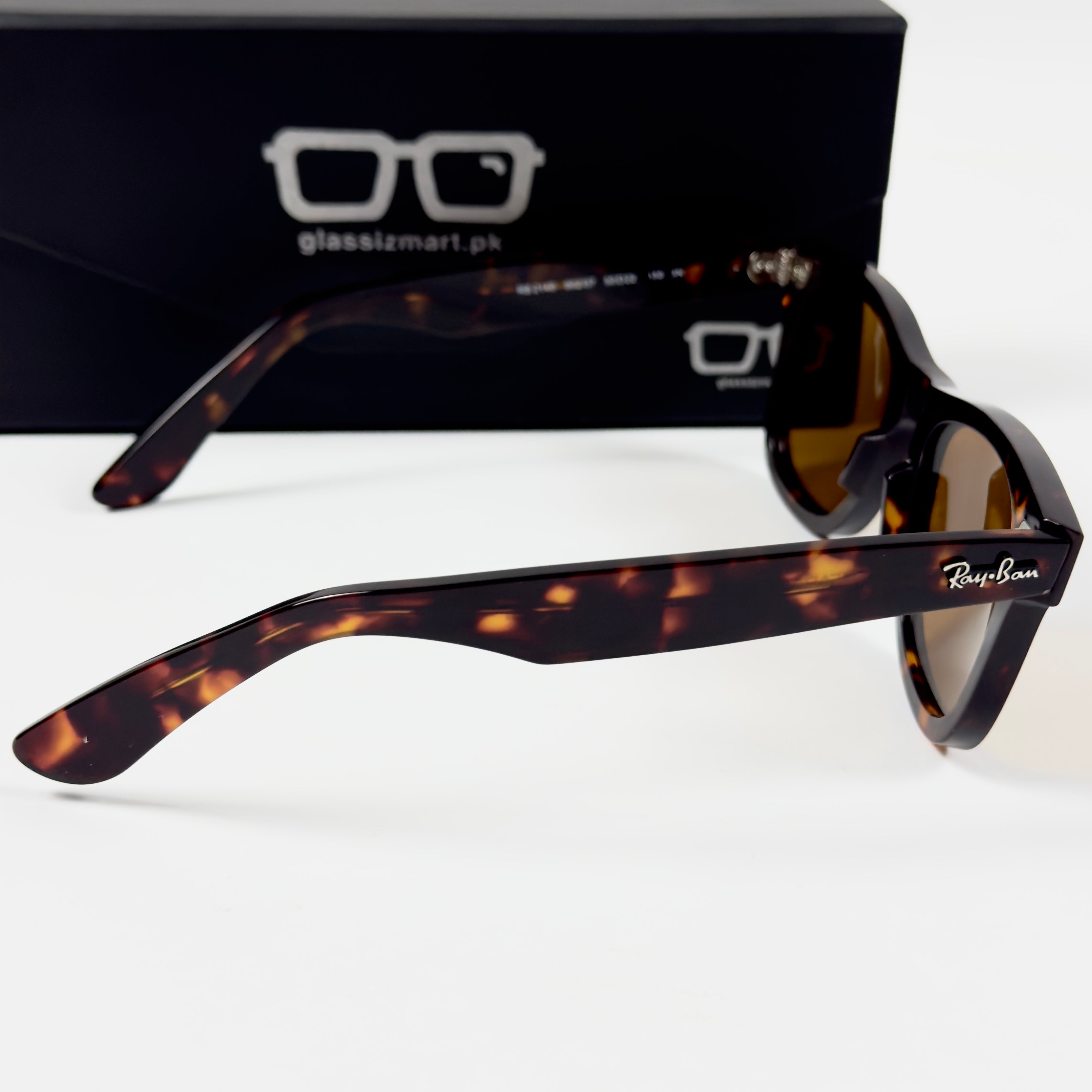 RayBan – 2140 – 54 – Tortoise Brown –  Acetate- Sunglasses – Unisex - Premium